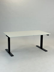 Hæve-/sænkebord 140x80 (m. faset kant & flex) - Linak