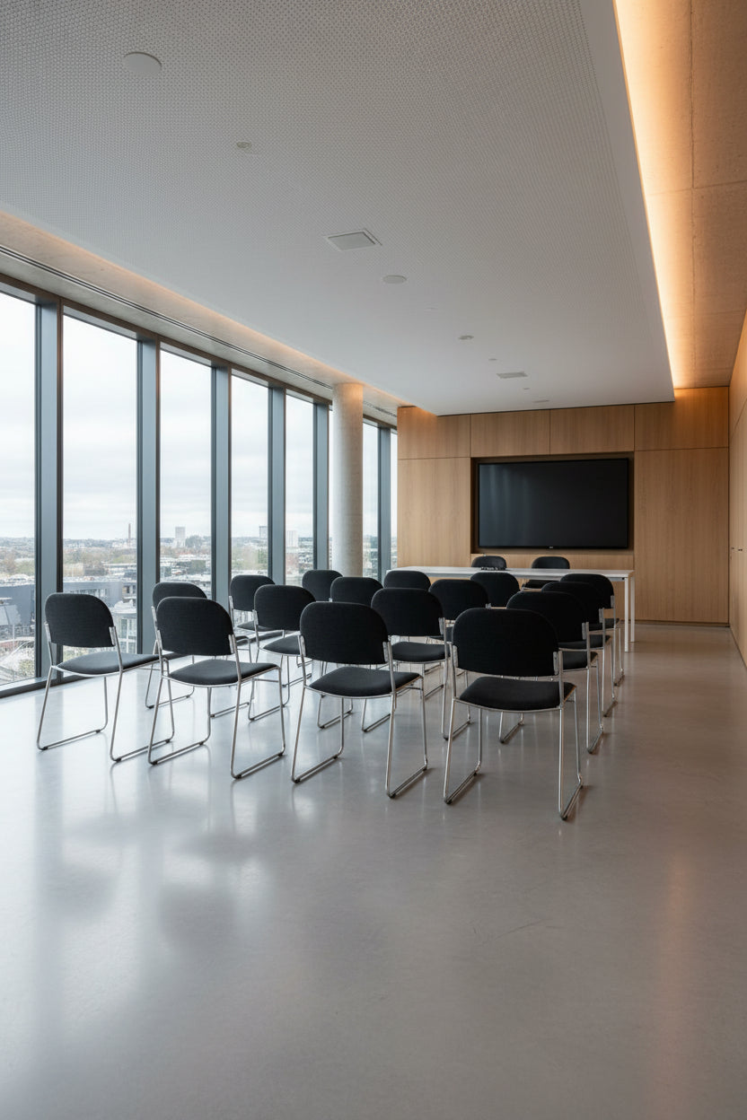 Zederkof Trend Stol – Sort/Krom