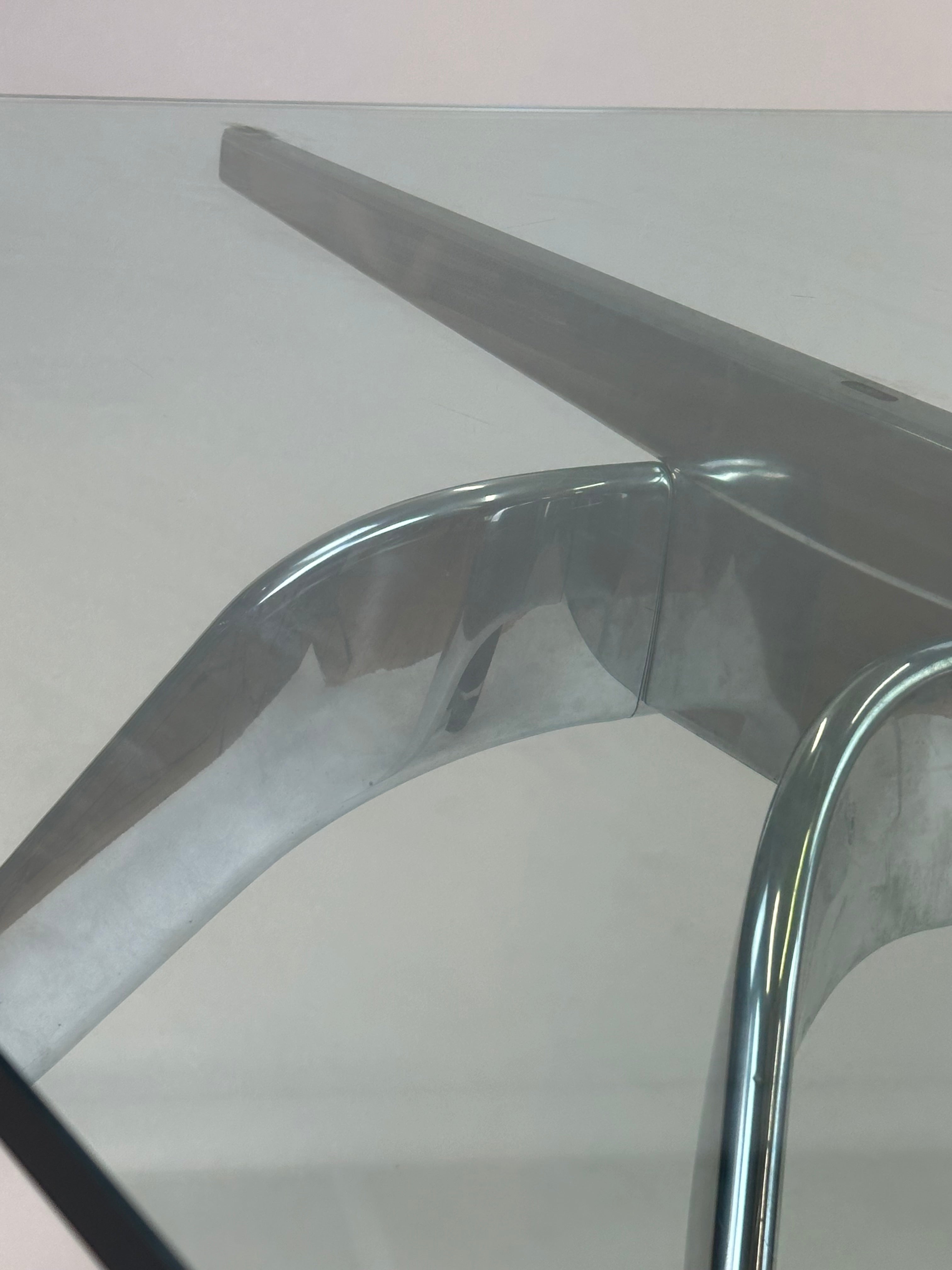 T-No 1 Bordfod med glasplade - Fritz Hansen