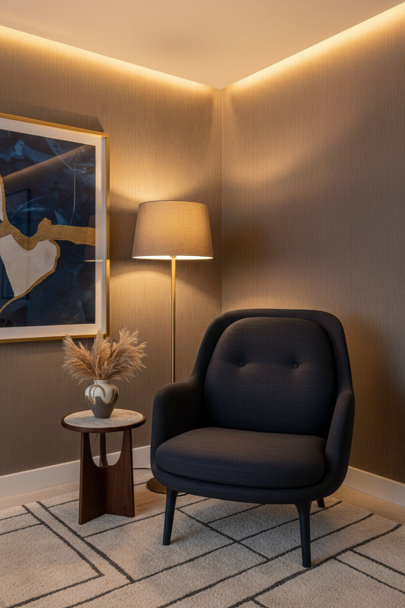 Fritz Hansen Fri Loungestol – Mørkeblå