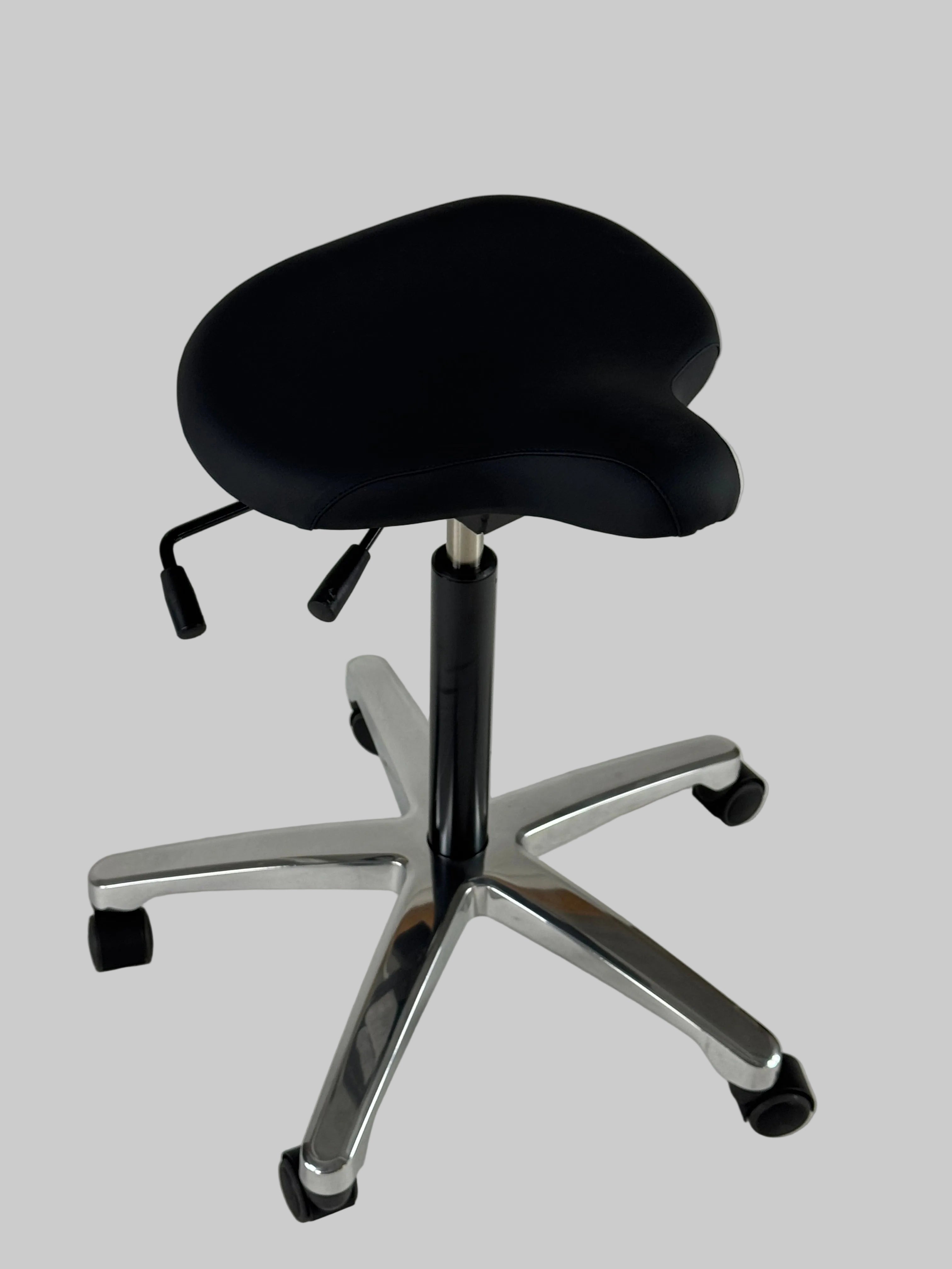 RH Support 4502 Kontorstol – Sort/Krom Stel