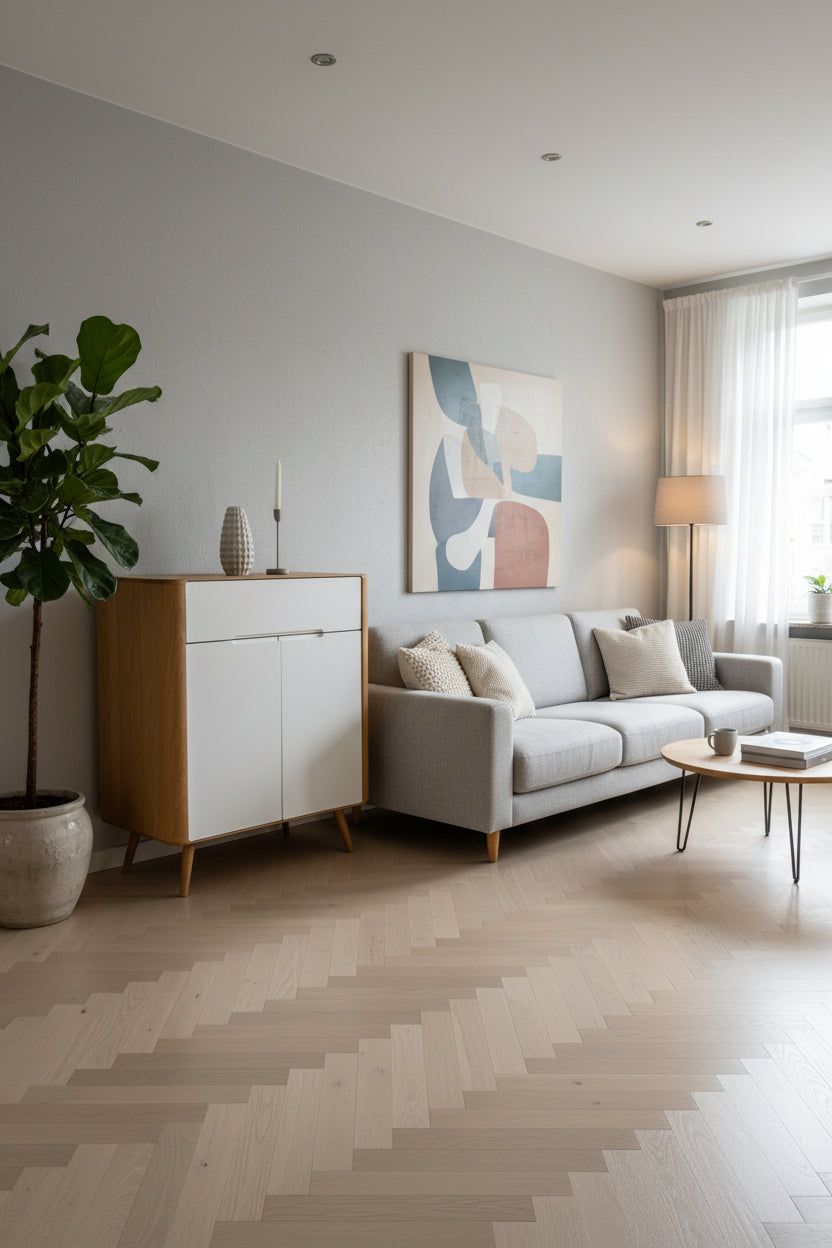 Gazzda Ena Skab – Hvid/Natur 90x42x110 cm