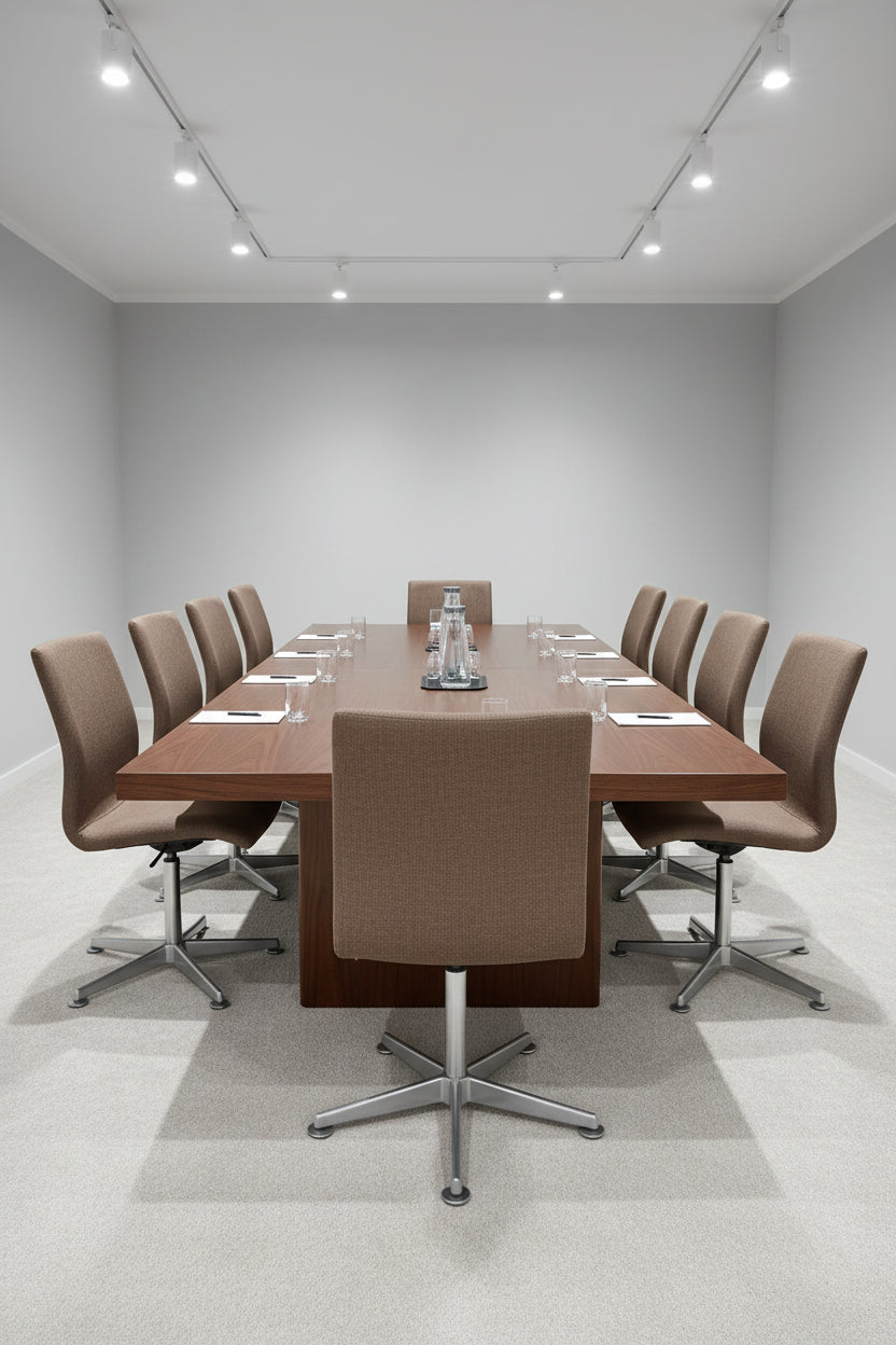 Fritz Hansen Oxford Stol – Brun/Krom Stel