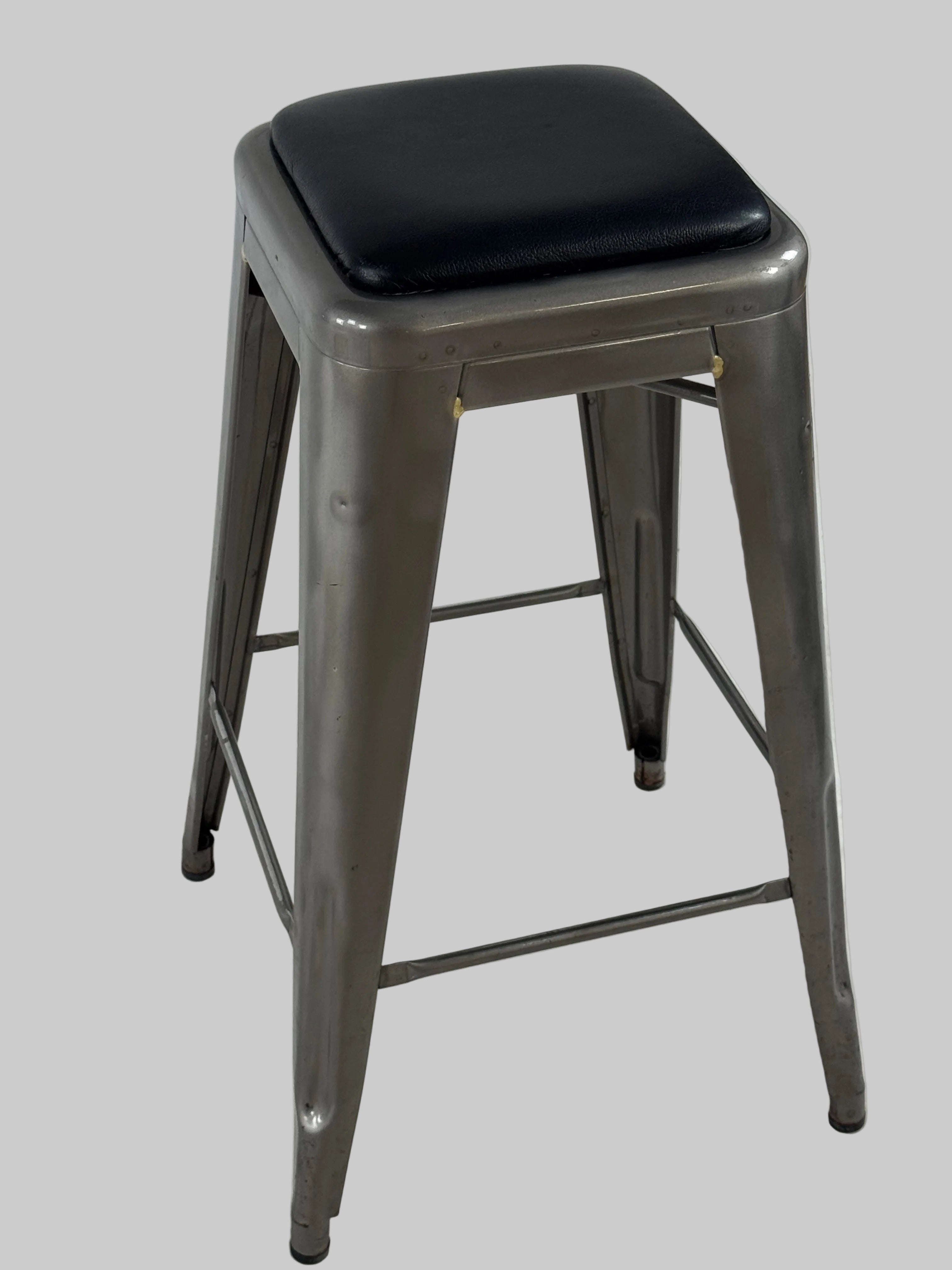 Tolix H75 Barstol – Grå SH 75 cm