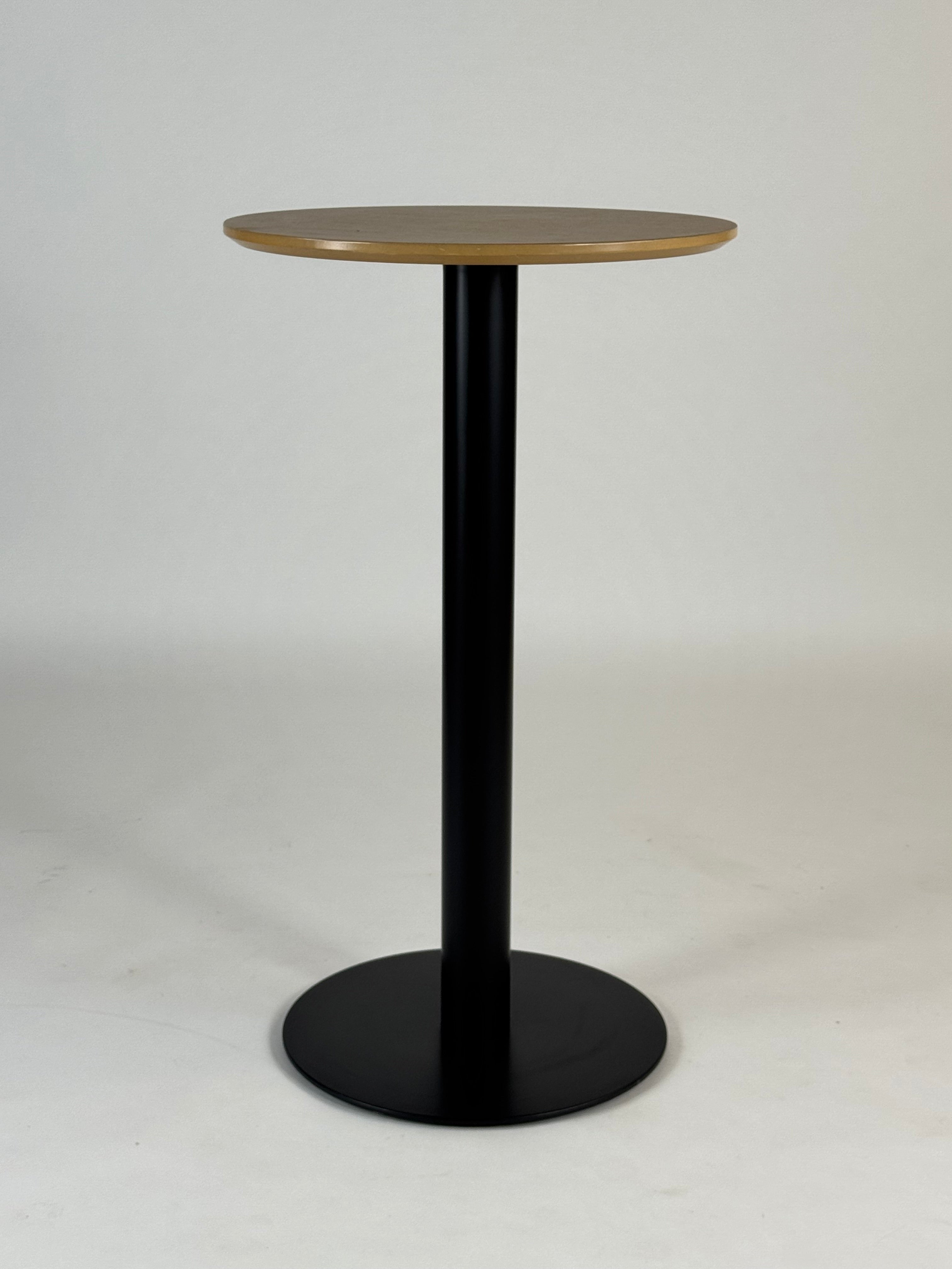 Højbord – Eg/Sort Stel Ø60 cm