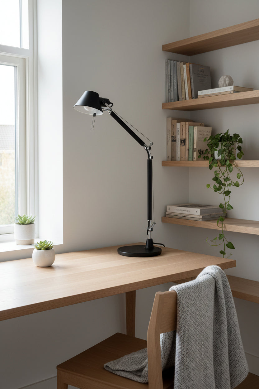 Artemide Tolomeo Mini Bordlampe – Sort