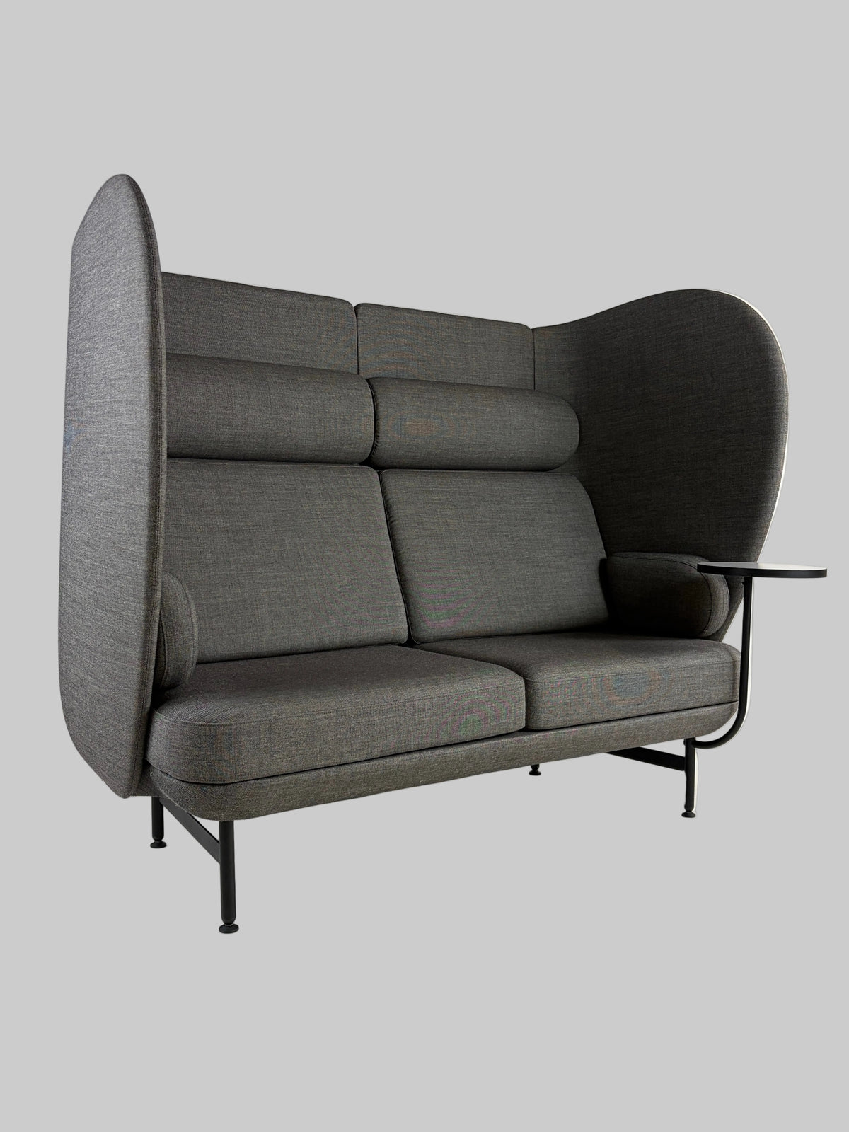 Fritz Hansen Plenum Sofa m. Bord – Grå/Sort Stel