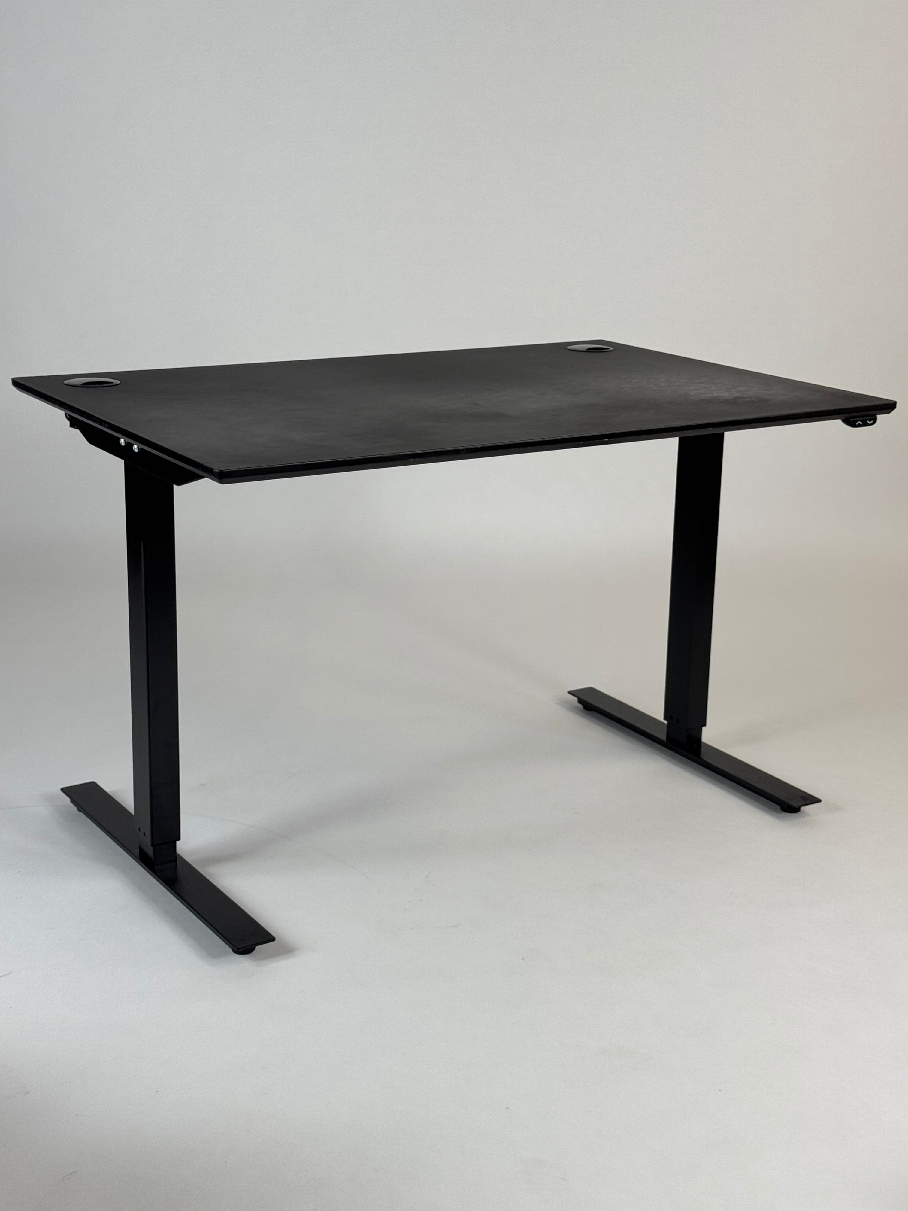 Hæve/sænkebord – Sort 120x80 cm