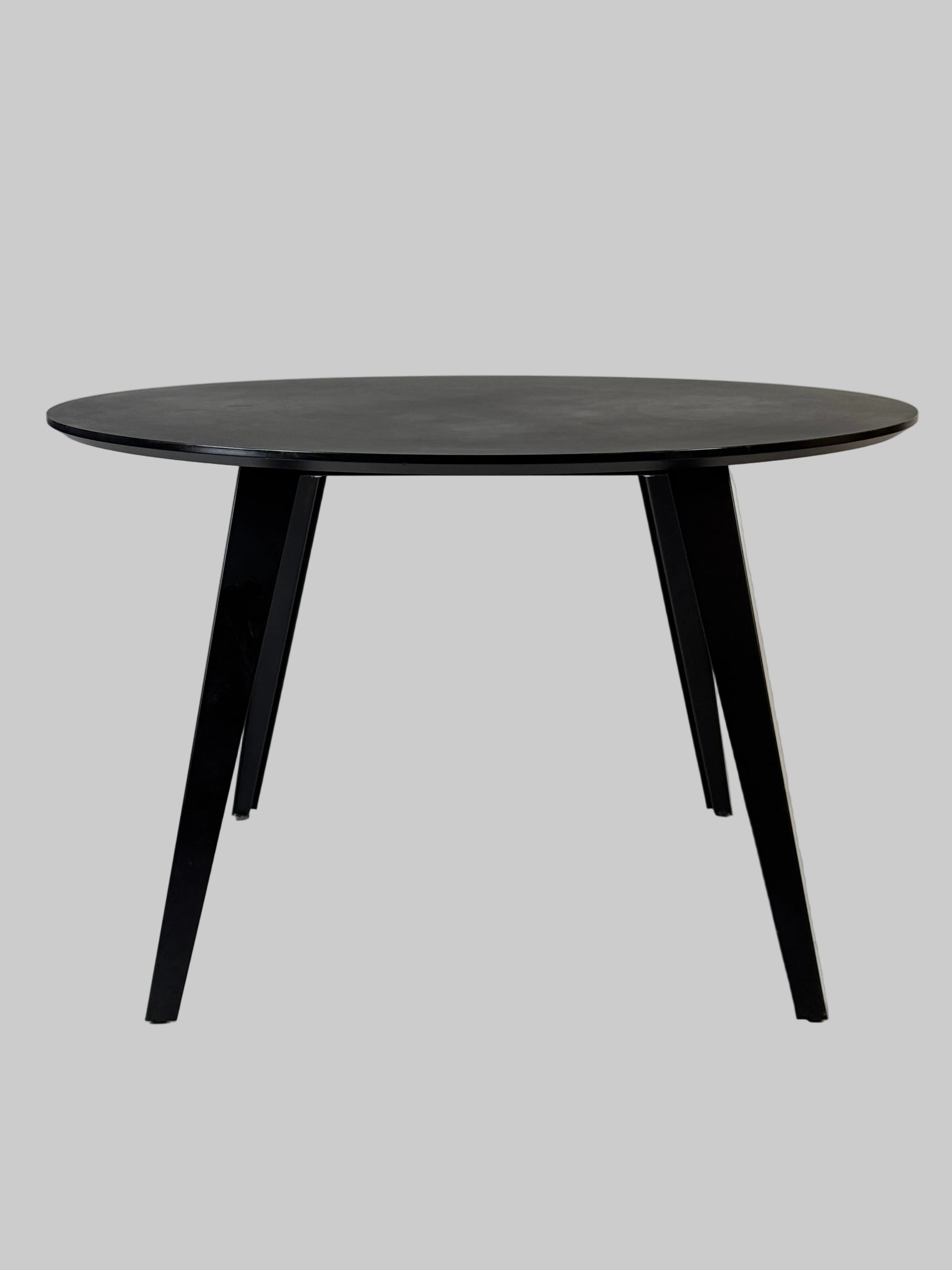 Rundt Bord - Sort Ø120 cm