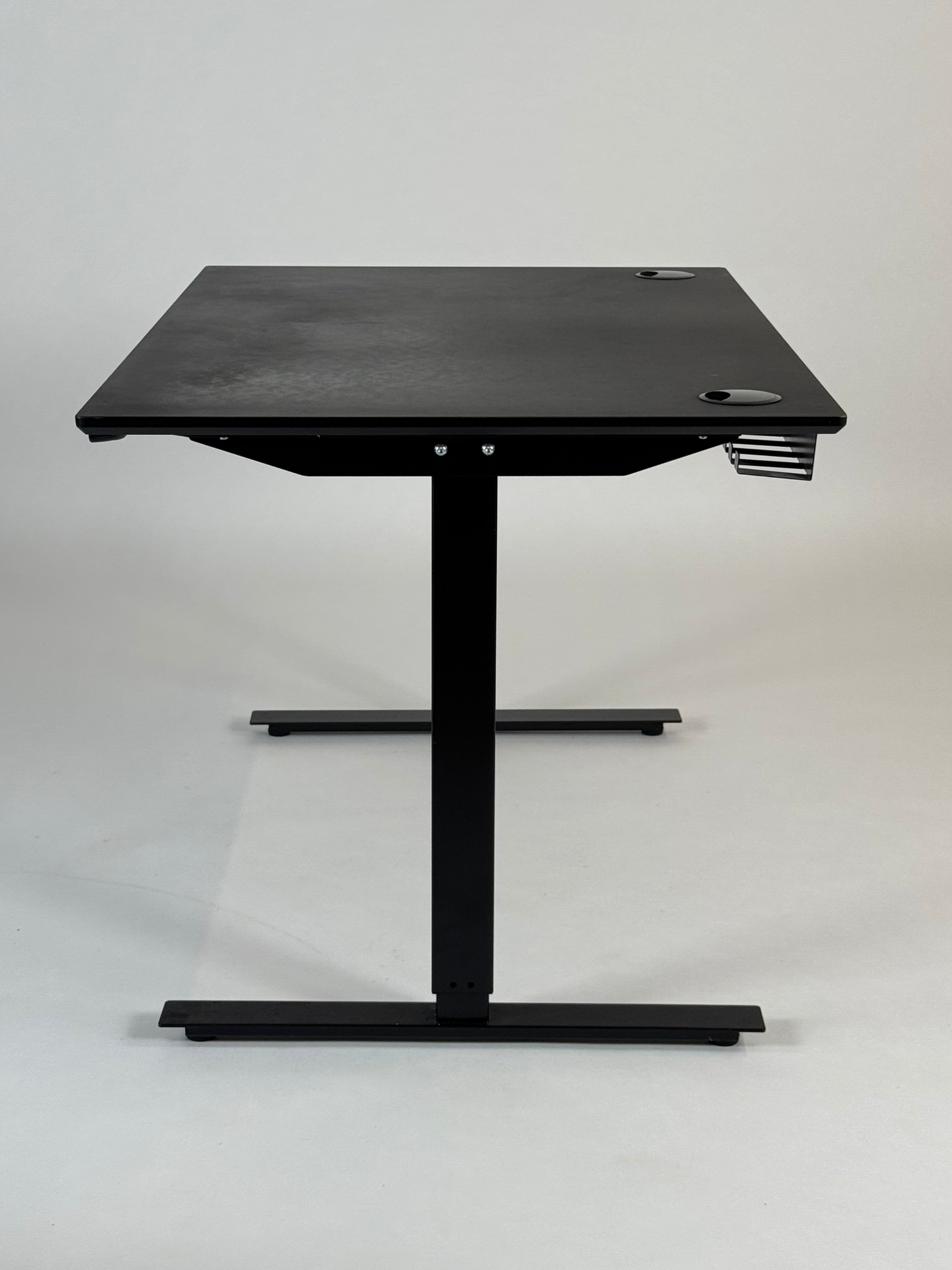 Hæve/sænkebord – Sort 120x80 cm