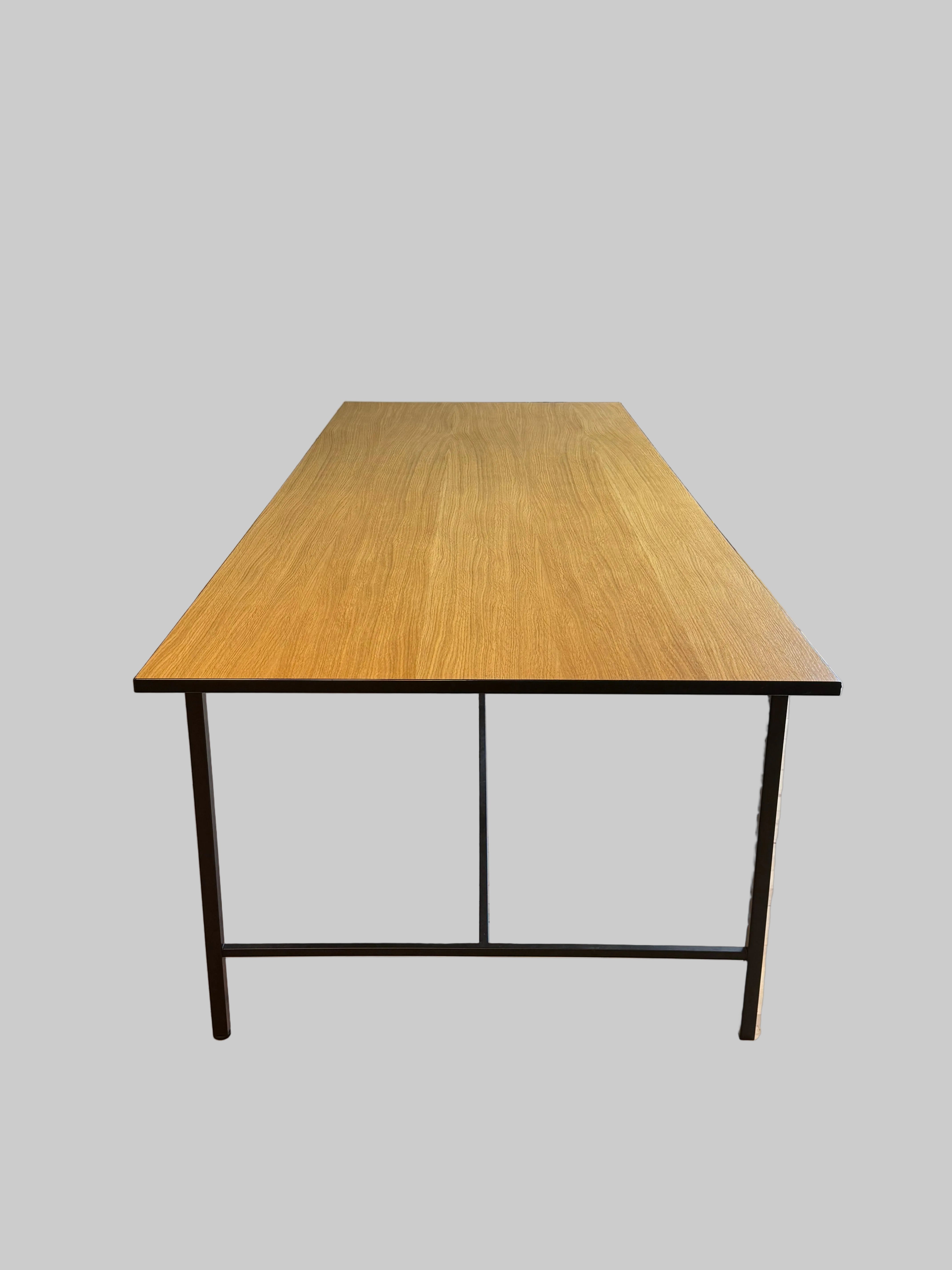 Bord – Natur/Sort Stel 240x90x73cm