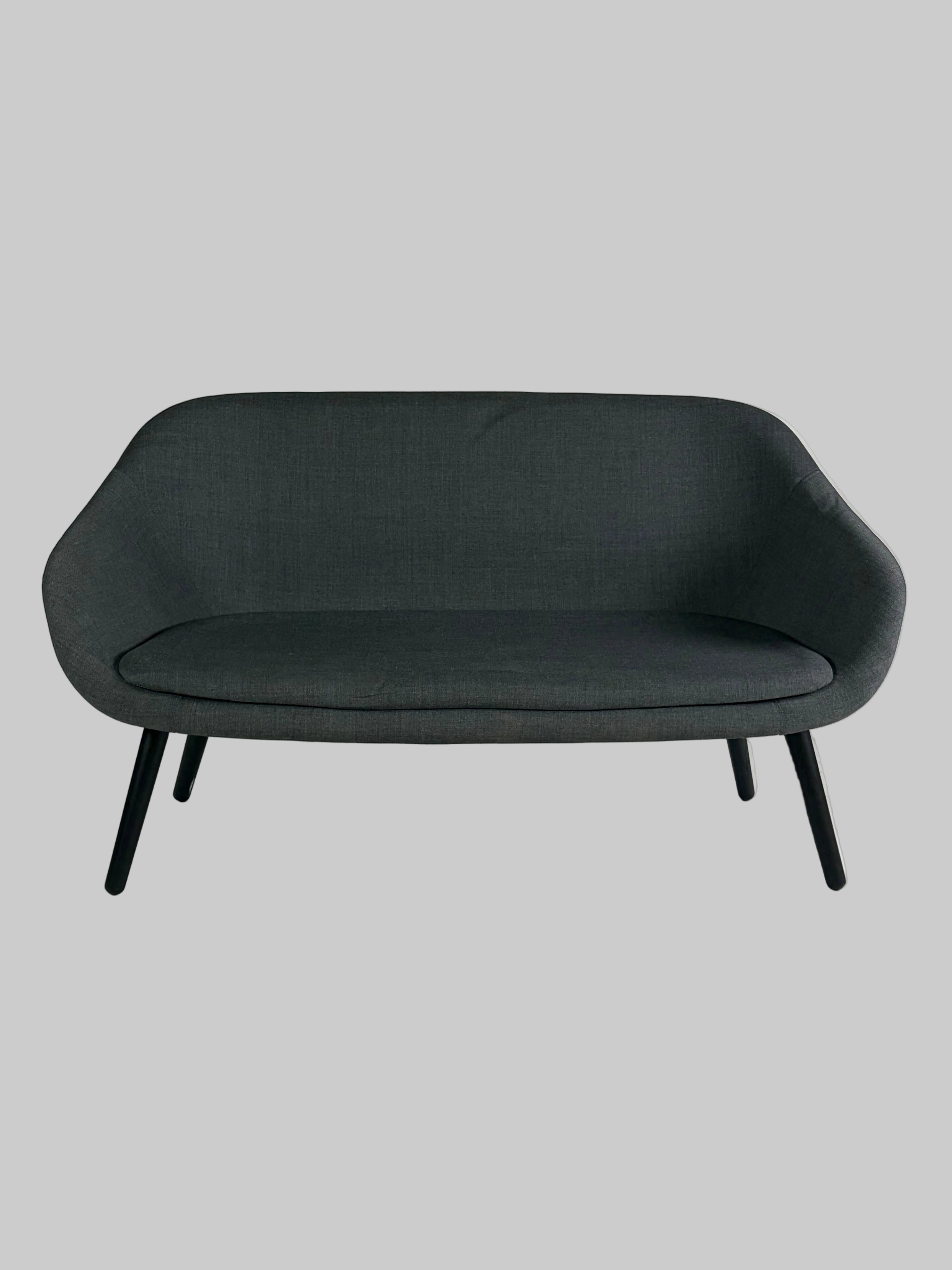 HAY AAL Sofa – Grå/Sort Stel