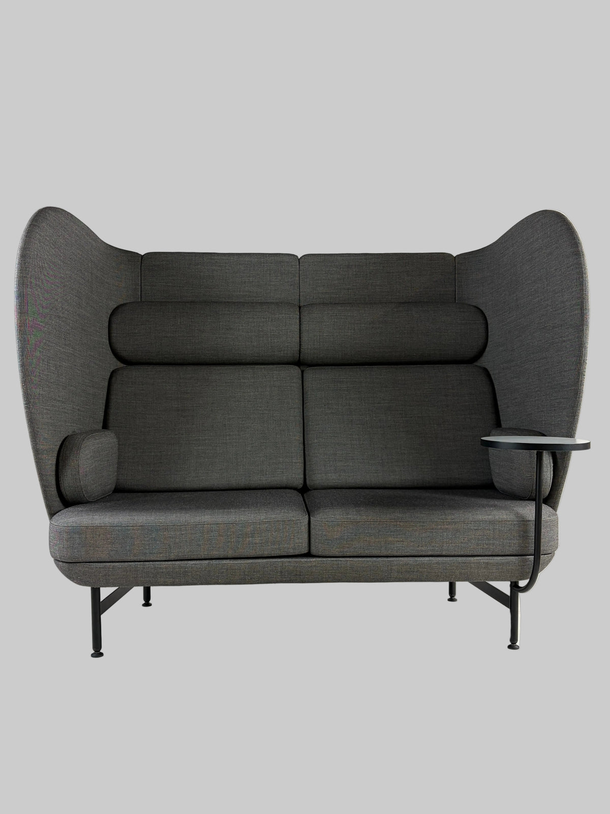 Fritz Hansen Plenum Sofa m. Bord – Grå/Sort Stel