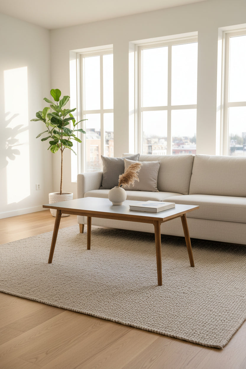 DAYLY AA-32 Sofabord – Grå/Eg Stel 100x50x45cm