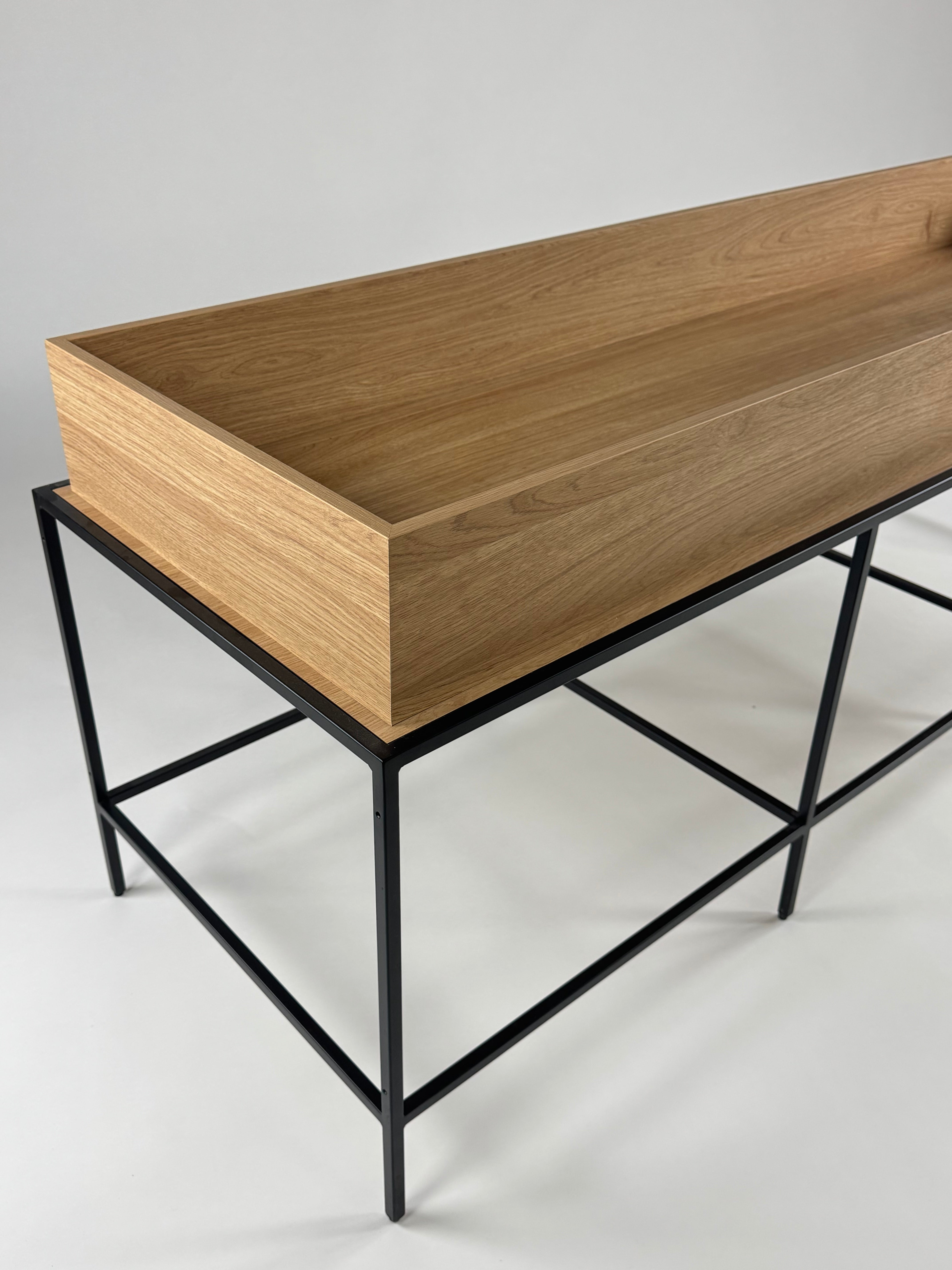 Plantekasse – Natur/Sort Stel 192x60x75cm
