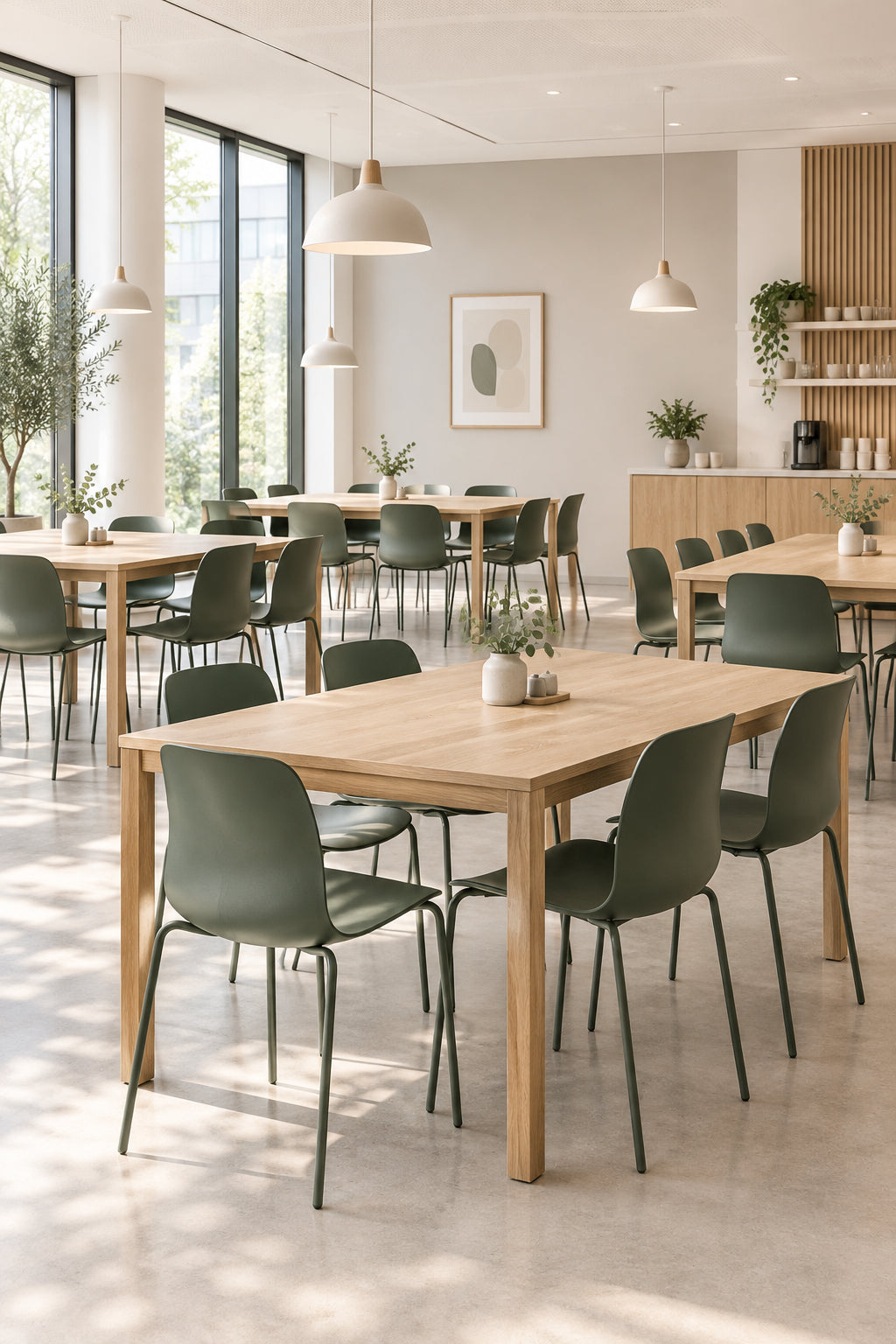 Materia Neo Lite Stol – Mørkegrøn