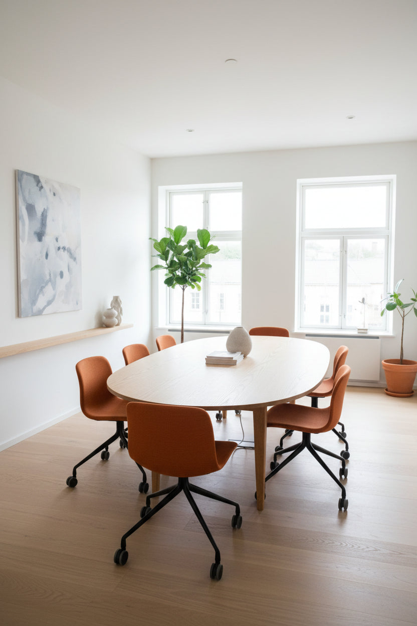 HAY AAC15 Stol - Orange/Sort Stel