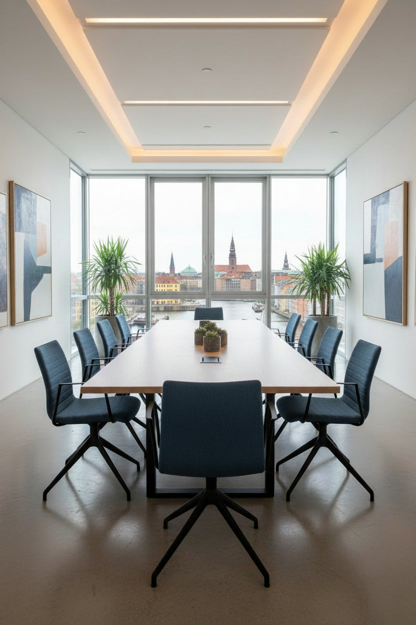 Savir Design Gate 11 Stol – Blå/Sort Stel