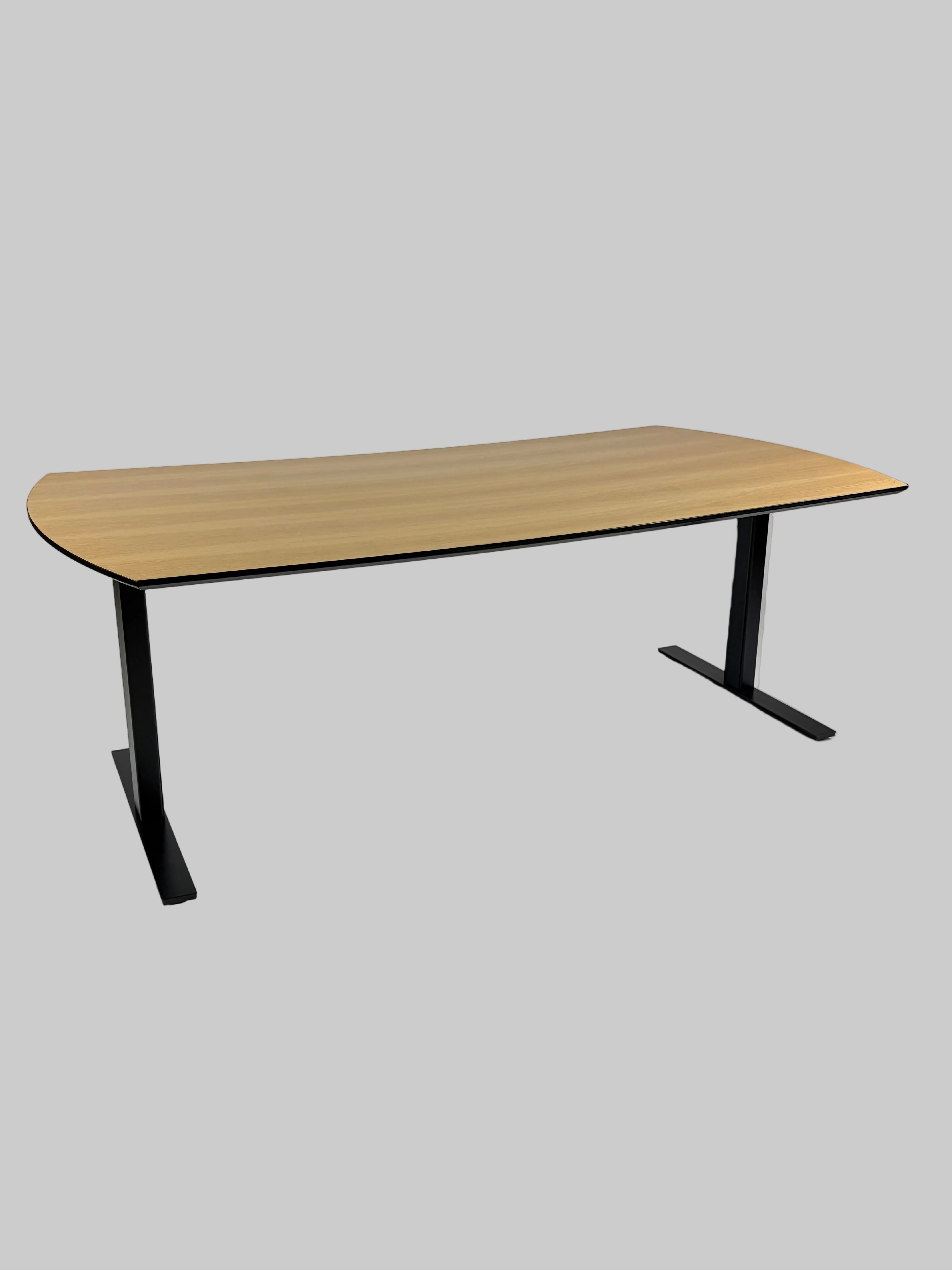 Dencon Delta Bord – Natur/Sort Stel 200x100x74cm