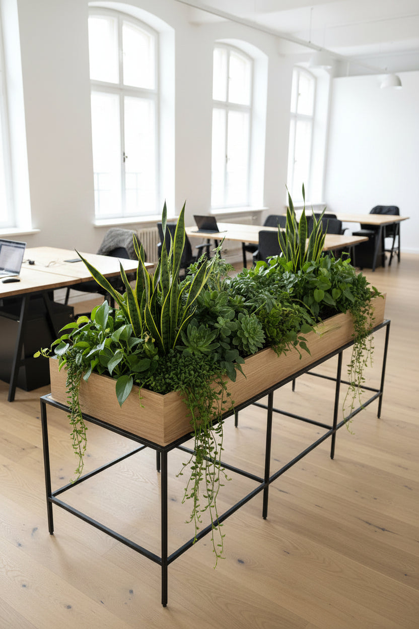 Plantekasse – Natur/Sort Stel 192x60x75cm