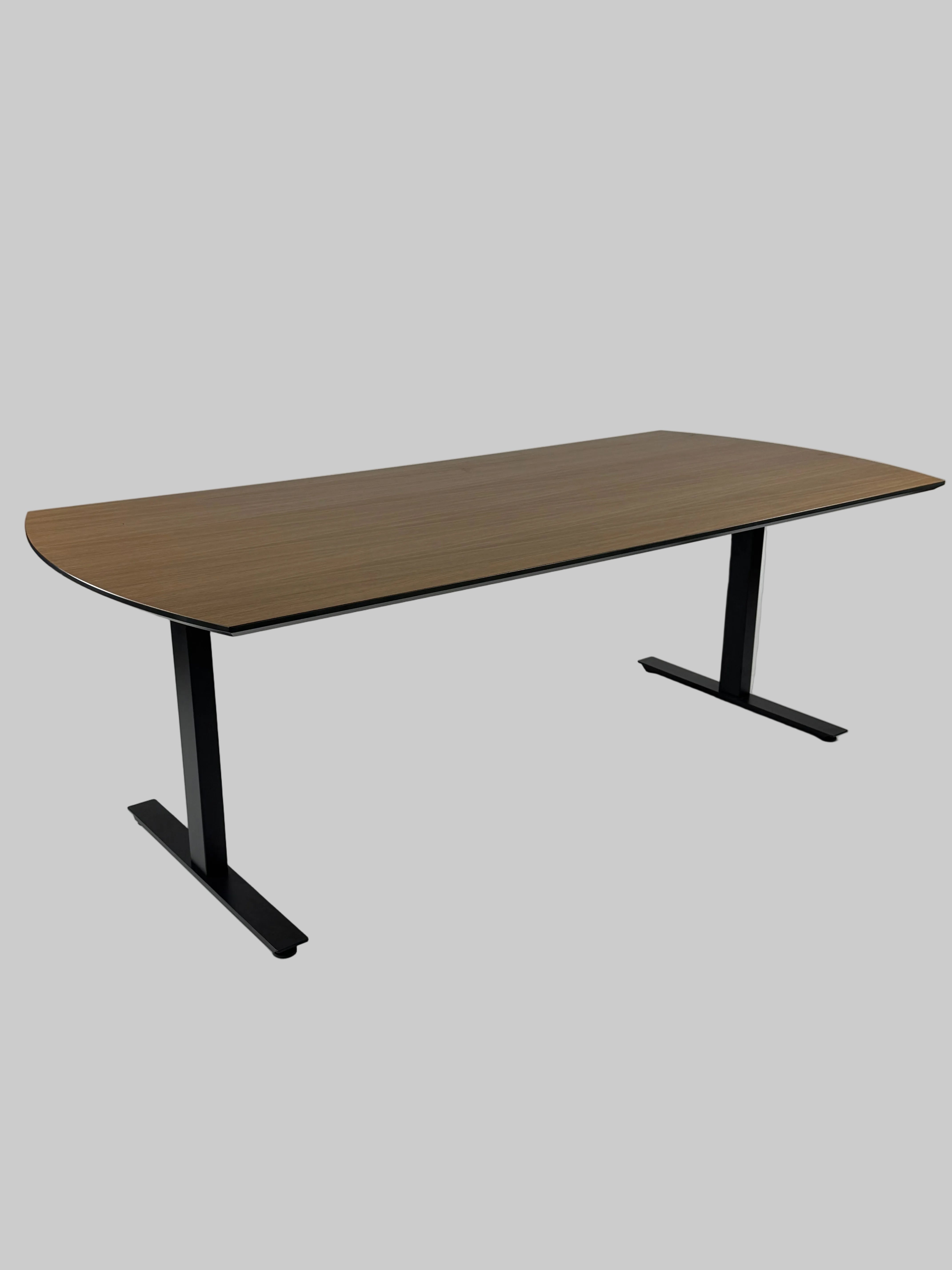 Dencon Delta Bord – Natur/Sort Stel 220x100x74 cm