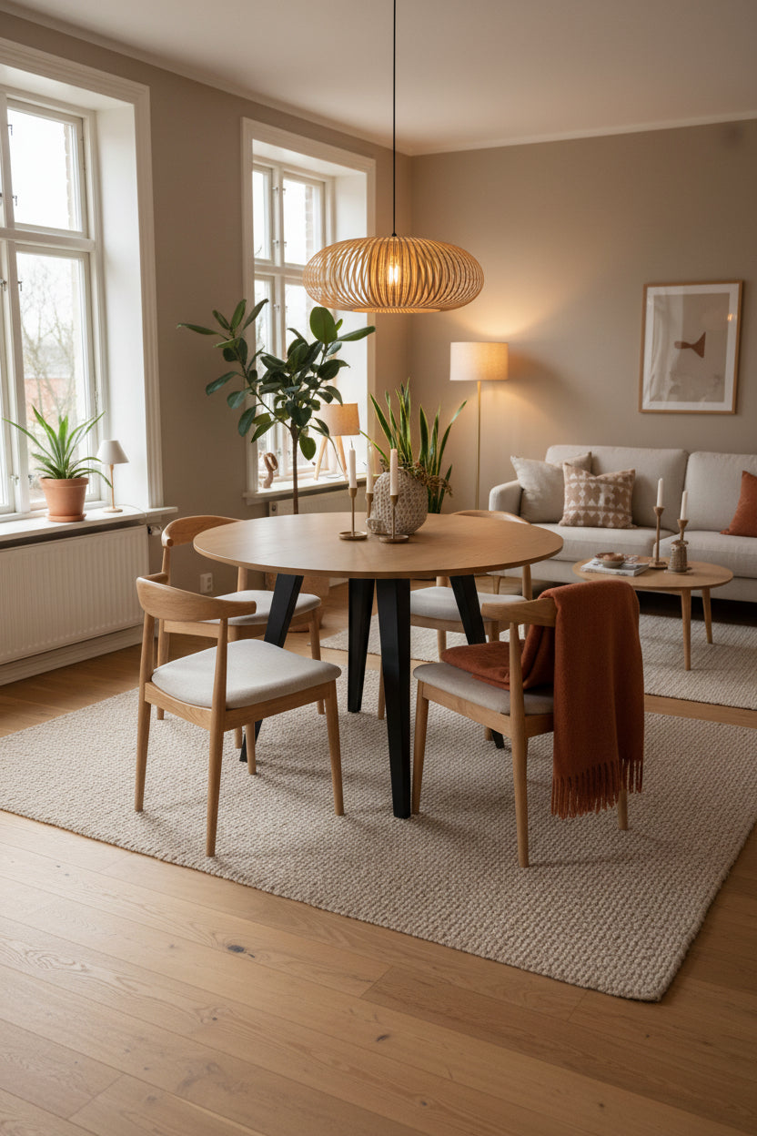 Rundt Bord – Natur Ø110 cm