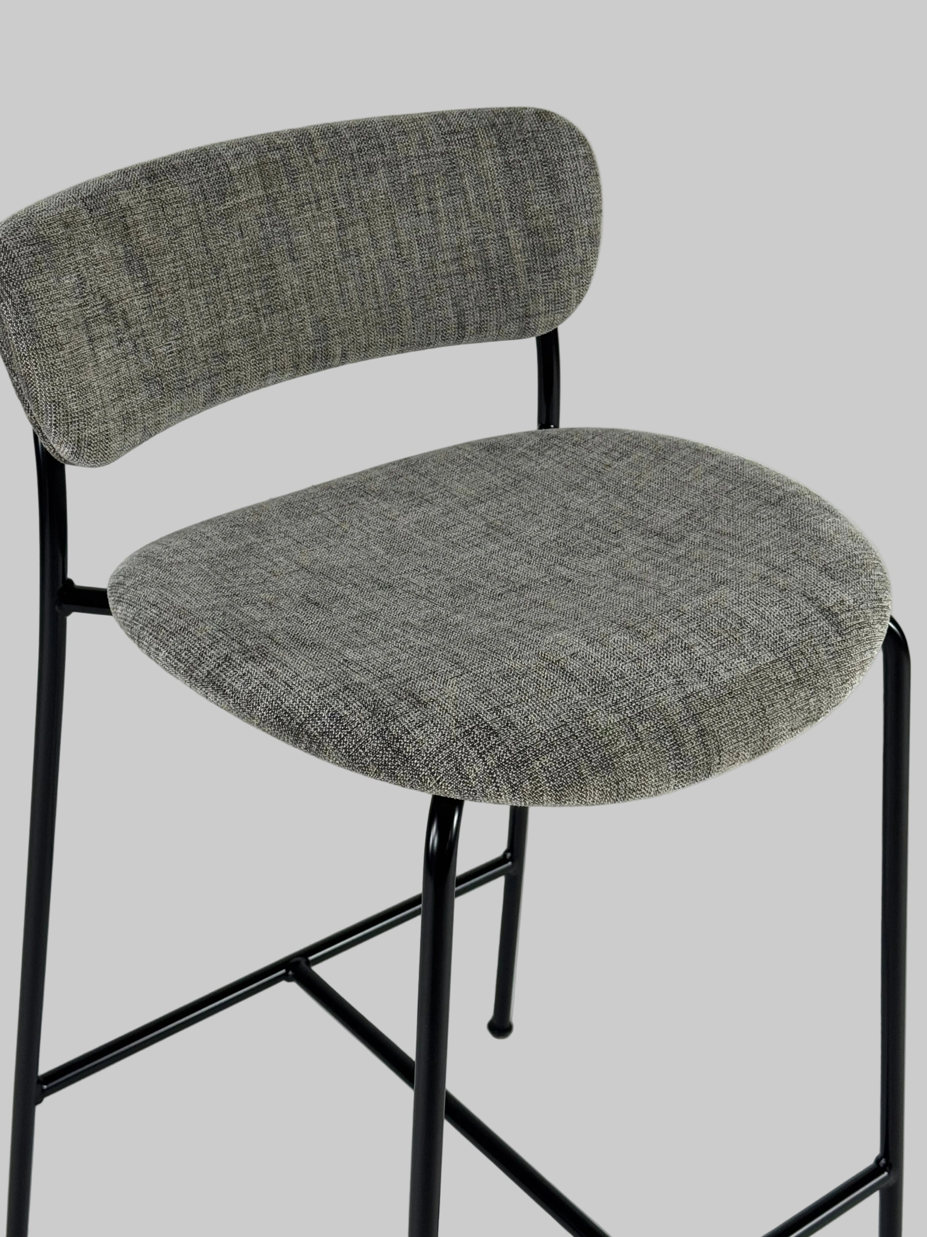 &tradition Pavilion Barstol – Grå med Sort Stel SH 65 cm