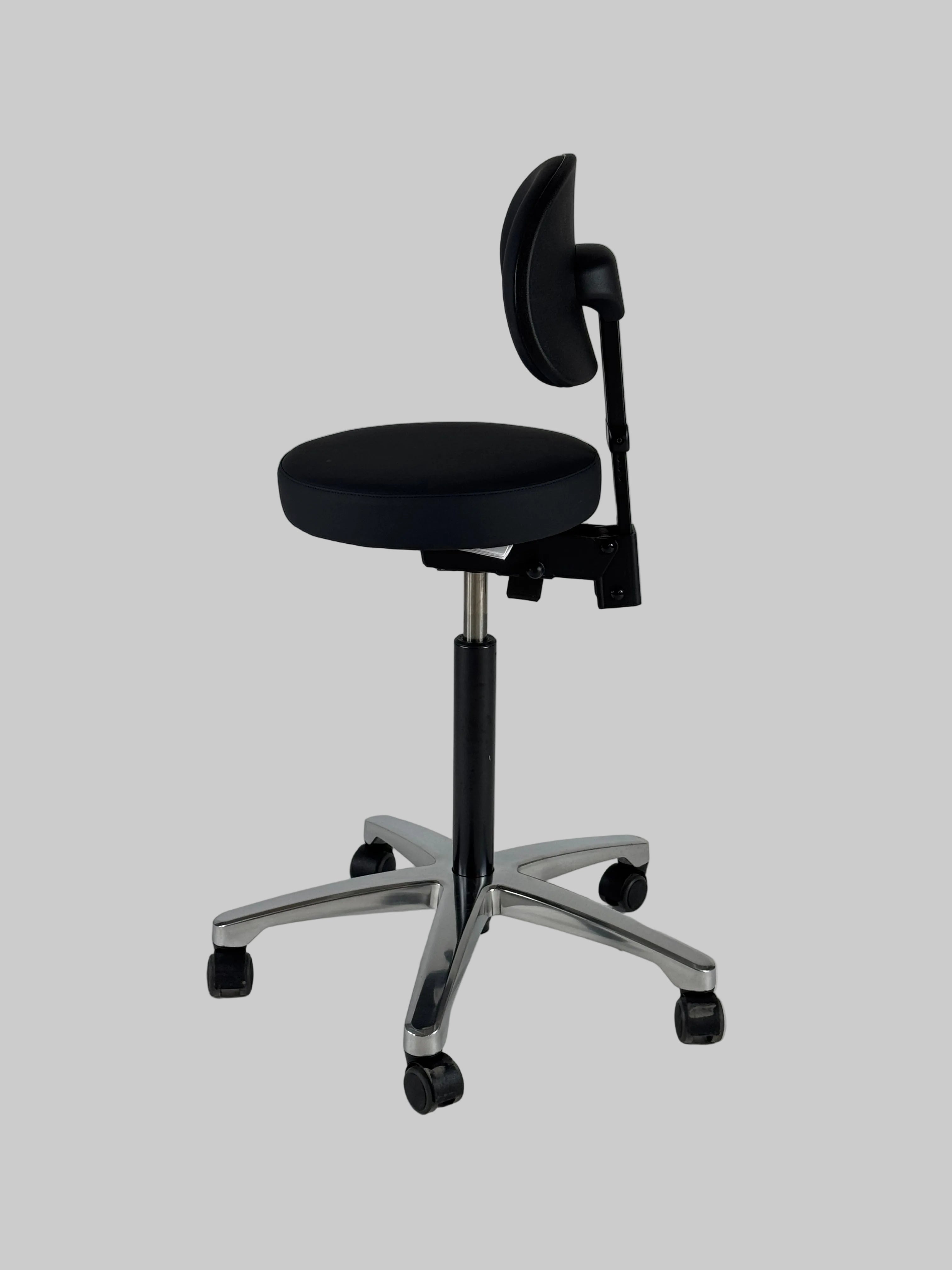 RH Support 4511 Kontorstol – Sort/Krom Stel