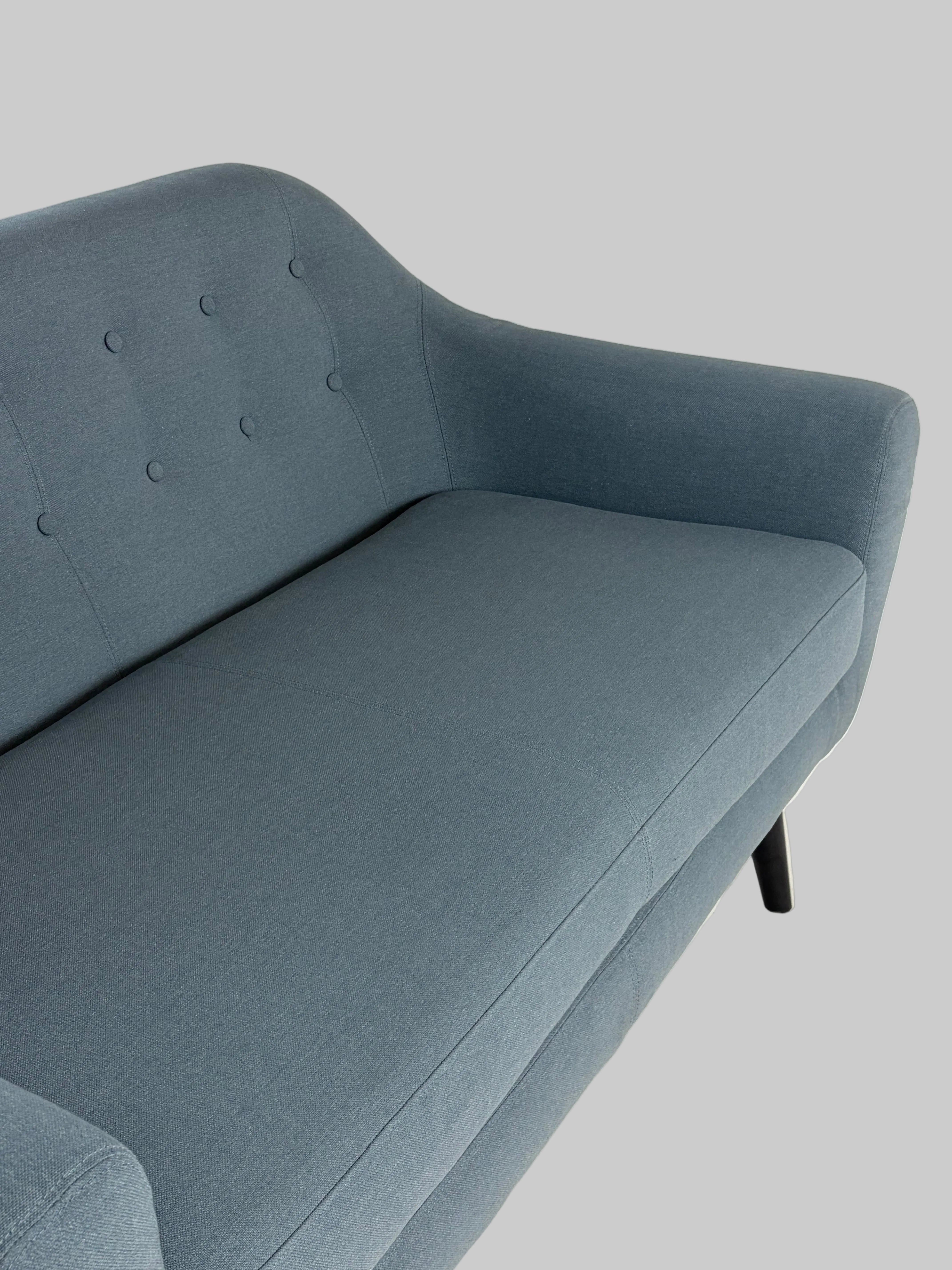 Idemøbler Walden Sofa – Blå/Sort Stel