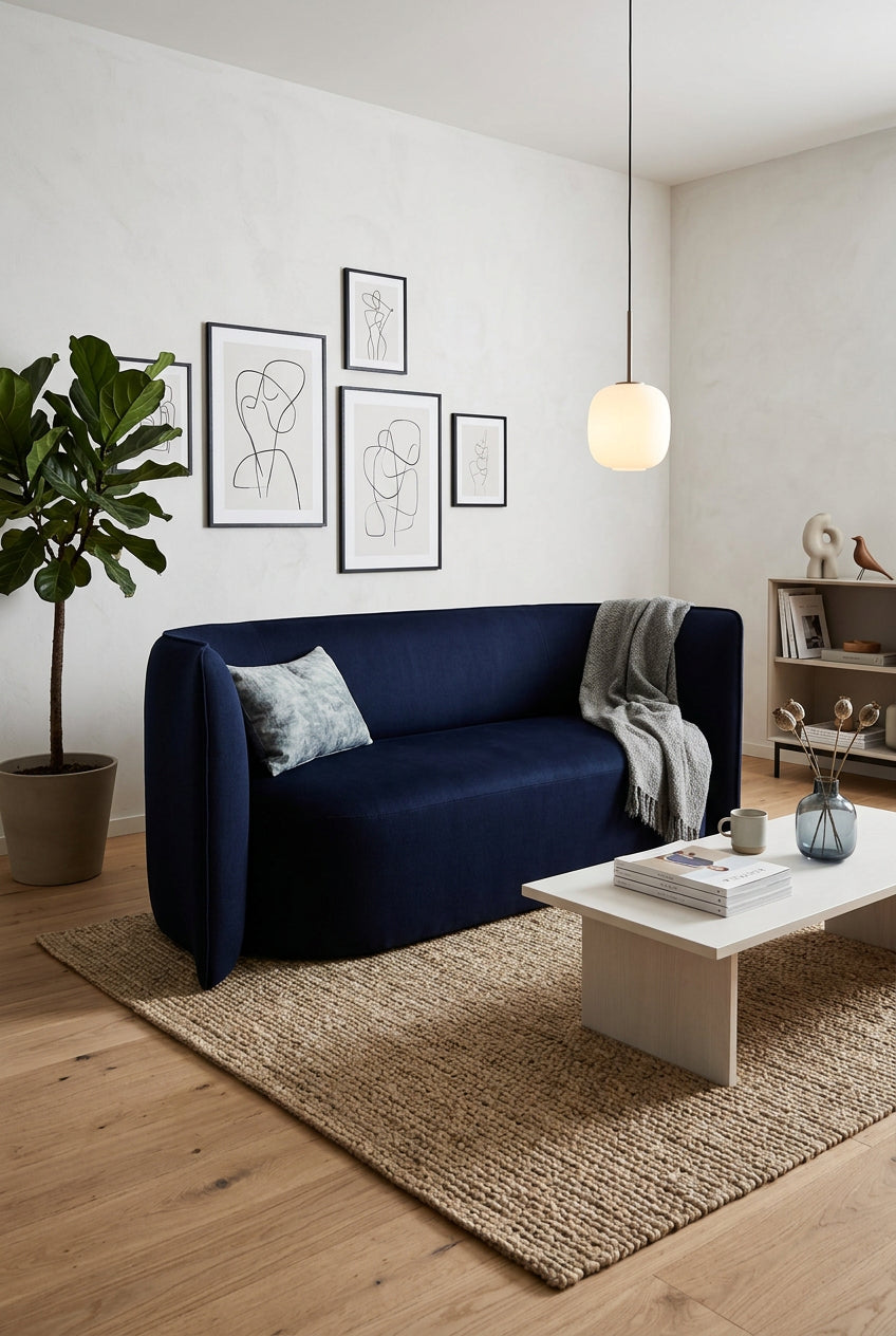 +HALLE Proto Sofa Out/In  – Navy