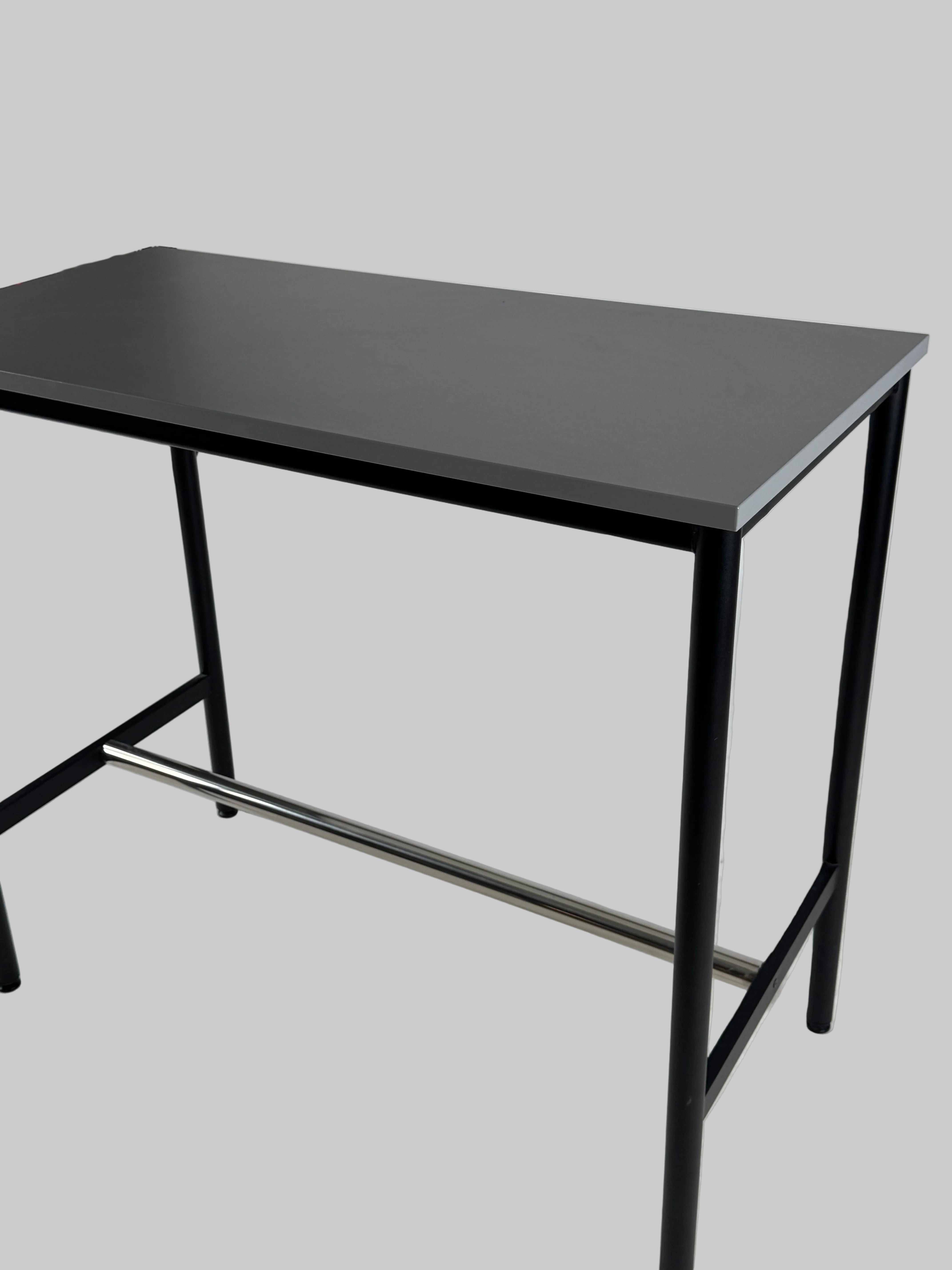 Højbord – Grå/Sort Stel 120x60x105cm