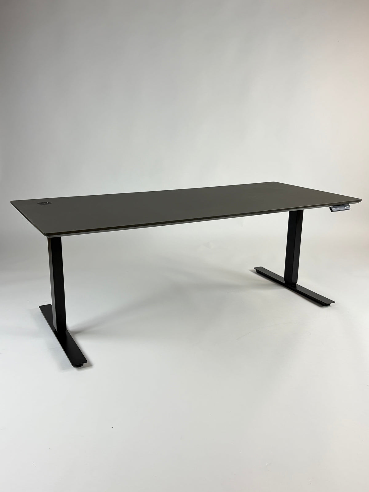 Z GO Solutions Hæve/sænkebord – Mørkegrå/Sort Stel 180x80cm