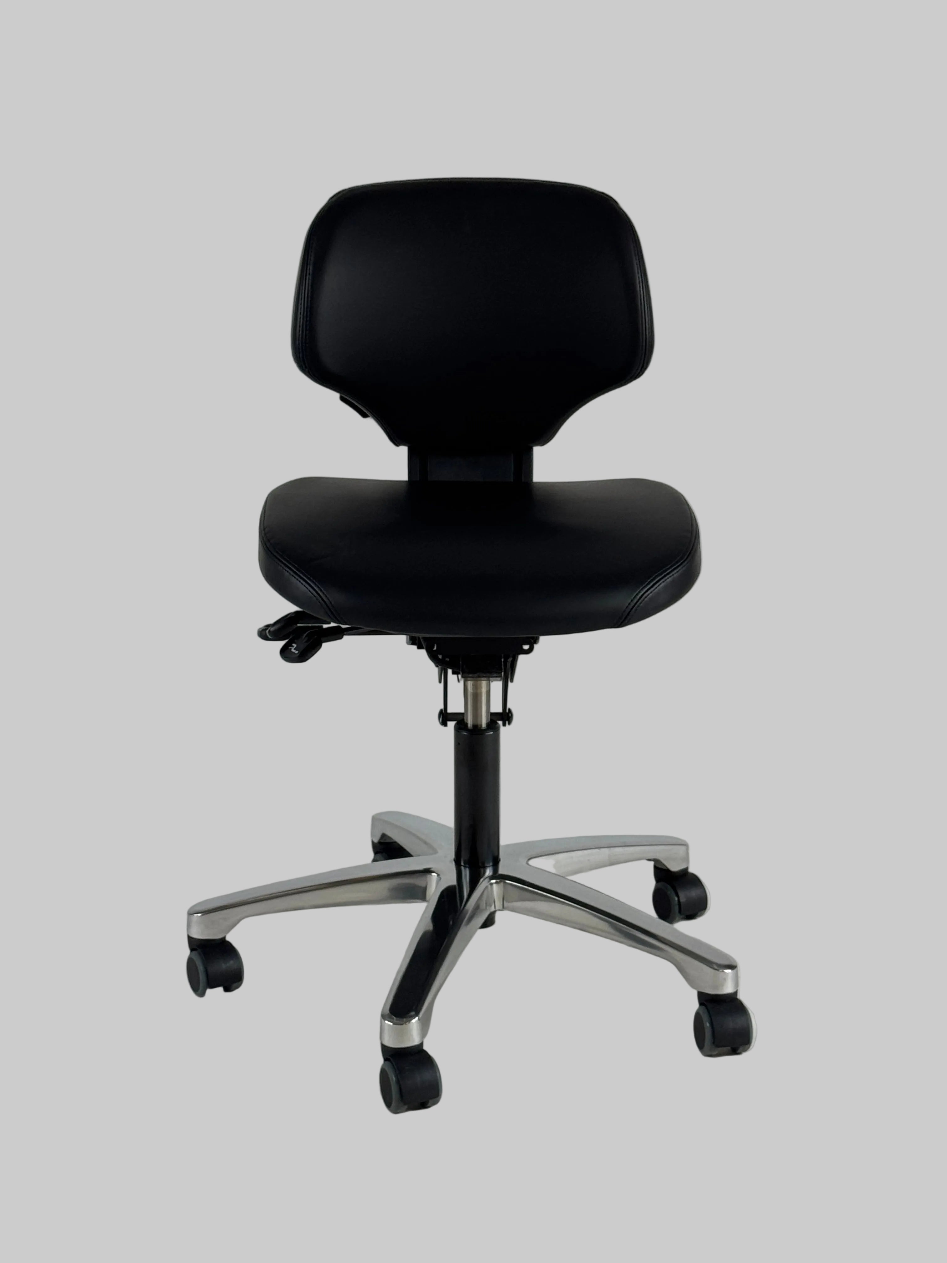 RH Activ 200 Kontorstol – Sort/Krom Stel