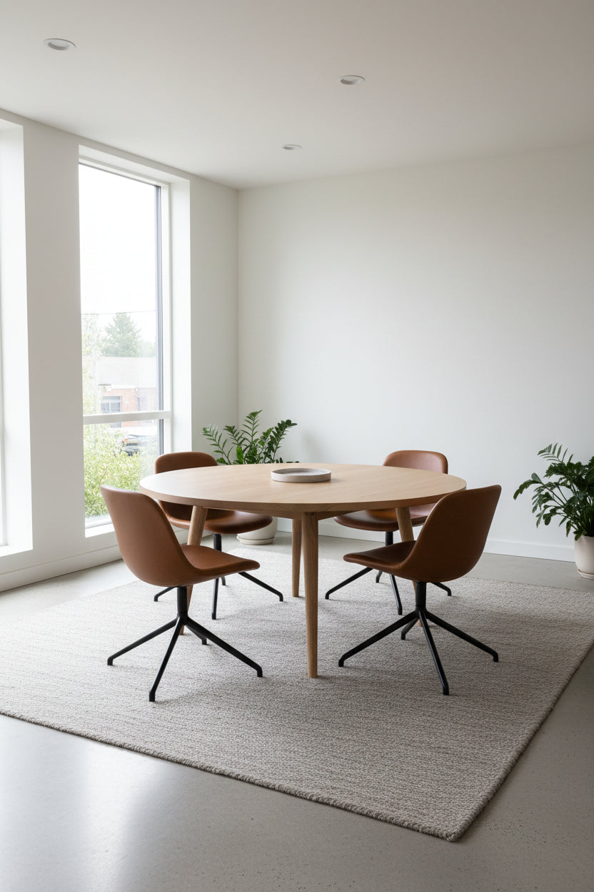 Muuto Fiber Side Chair Stol – Brun Læder