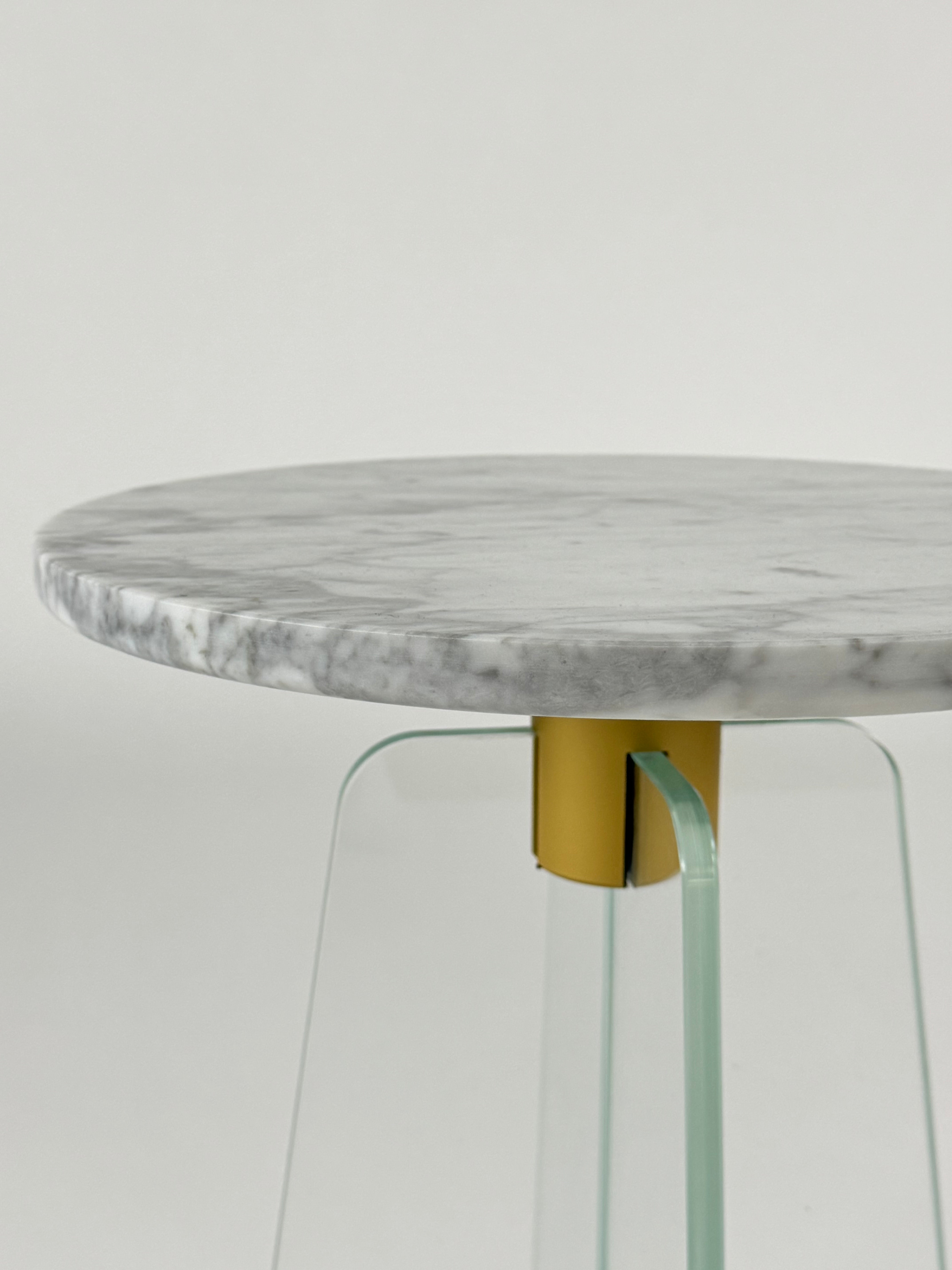 Million Cupola Sofabord - Hvid Marmor