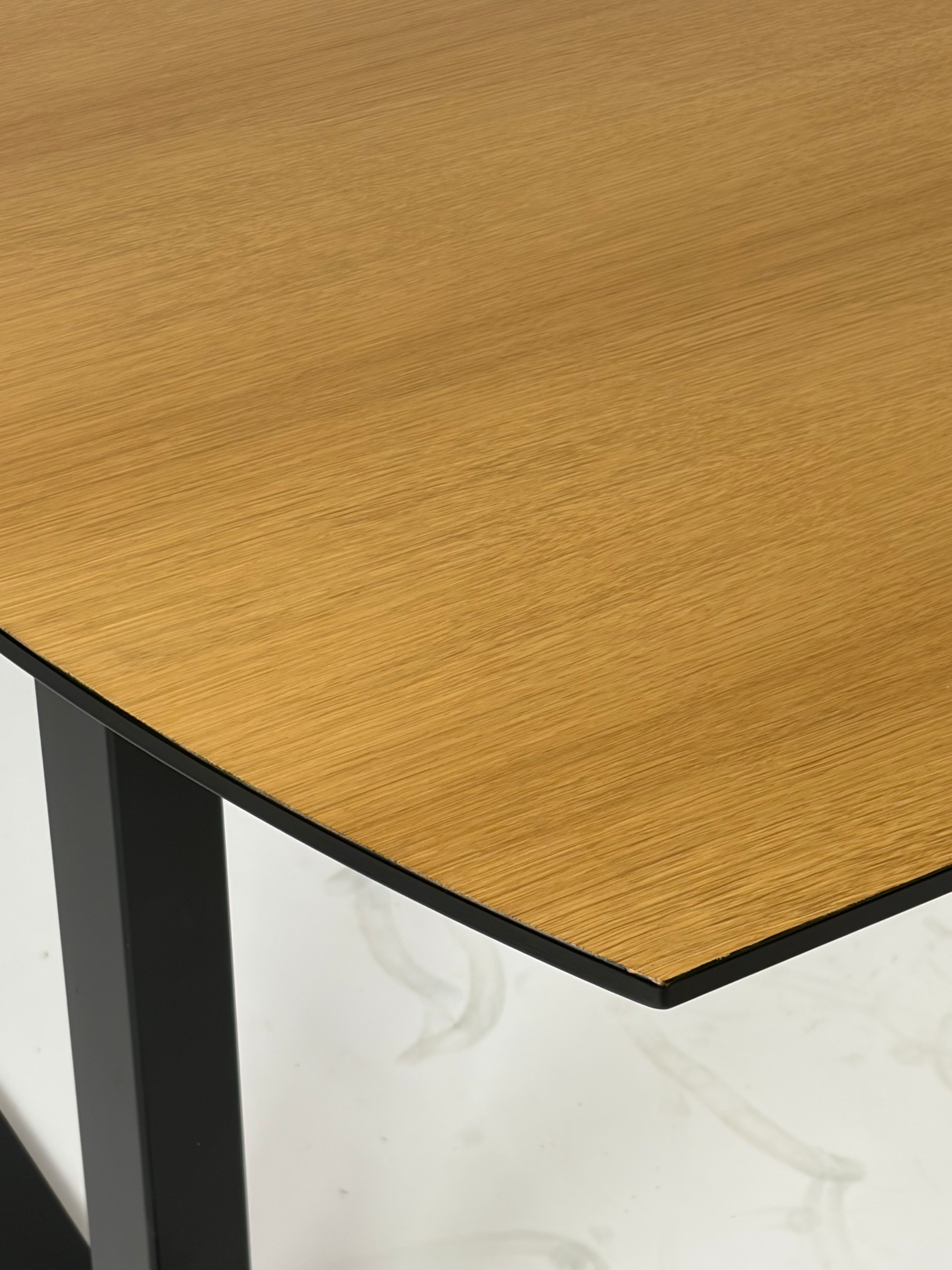 Dencon Delta Bord – Natur/Sort Stel 160x80x74cm