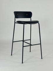 &Tradition Pavilion AV10 Barstol – Sort Læder