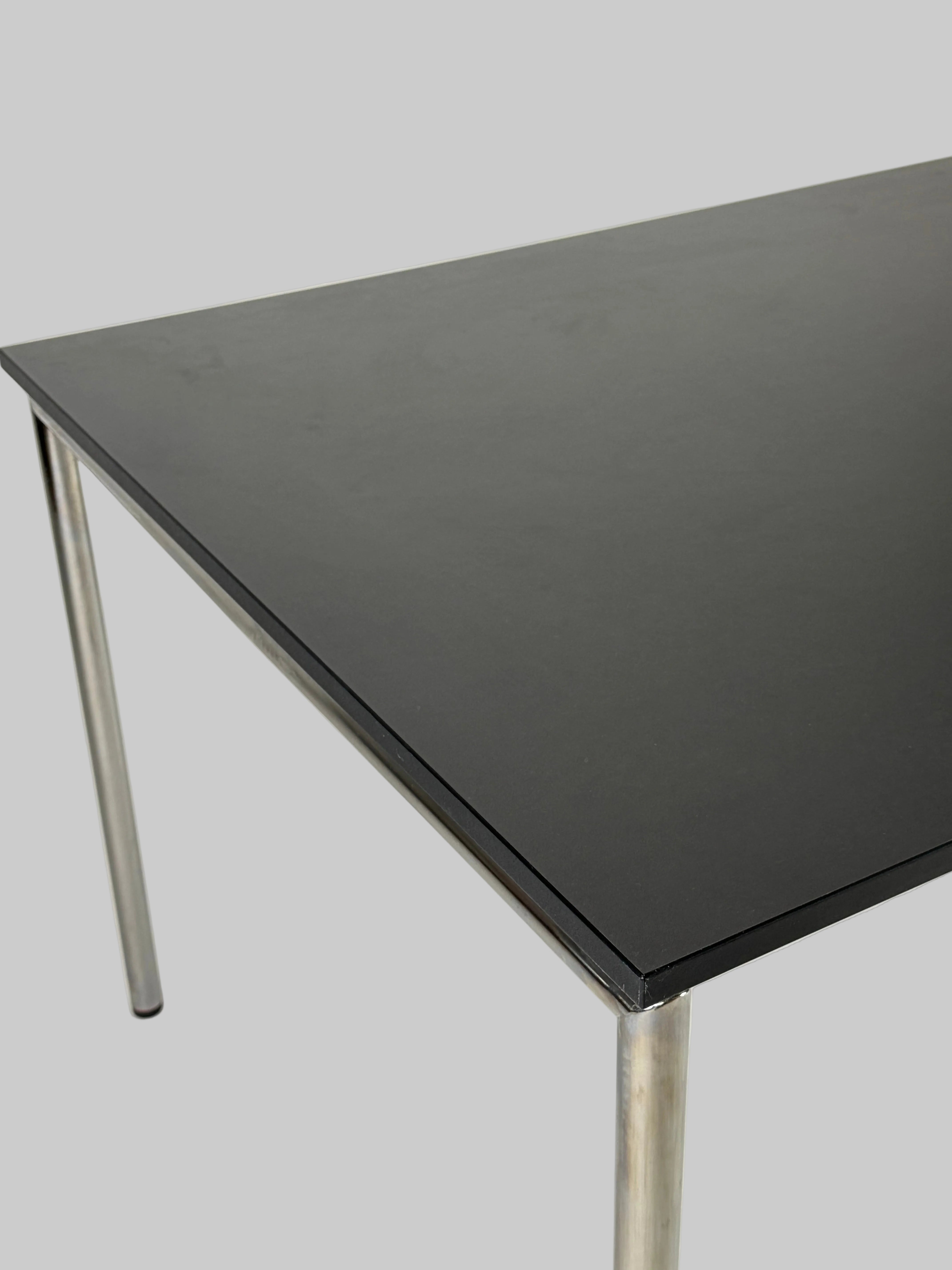 Four Design Klapbord – Mørkegrå/Krom Stel 140x90