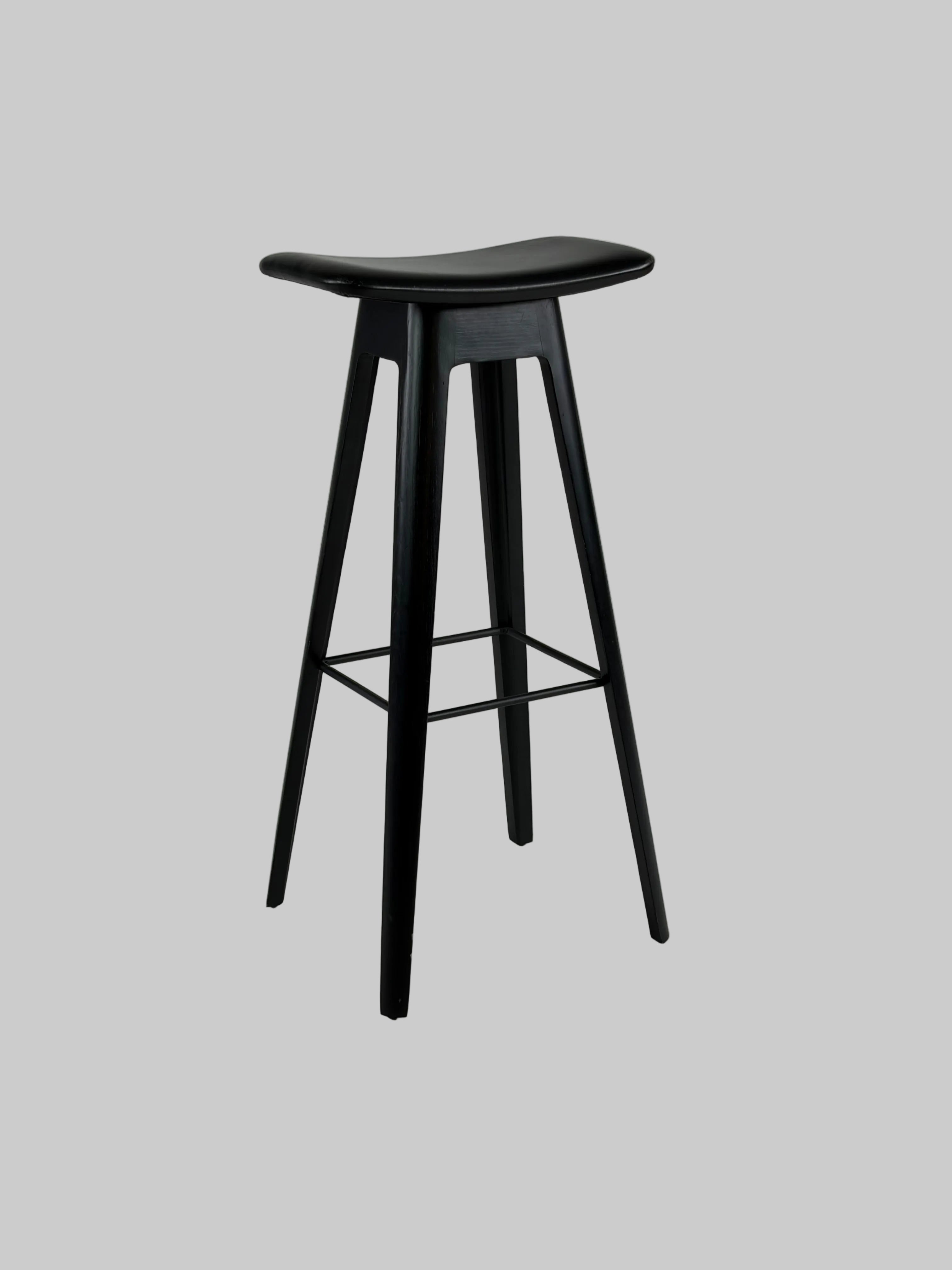 Andersen Furniture HC1 Barstol – Sort Læder SH 80cm