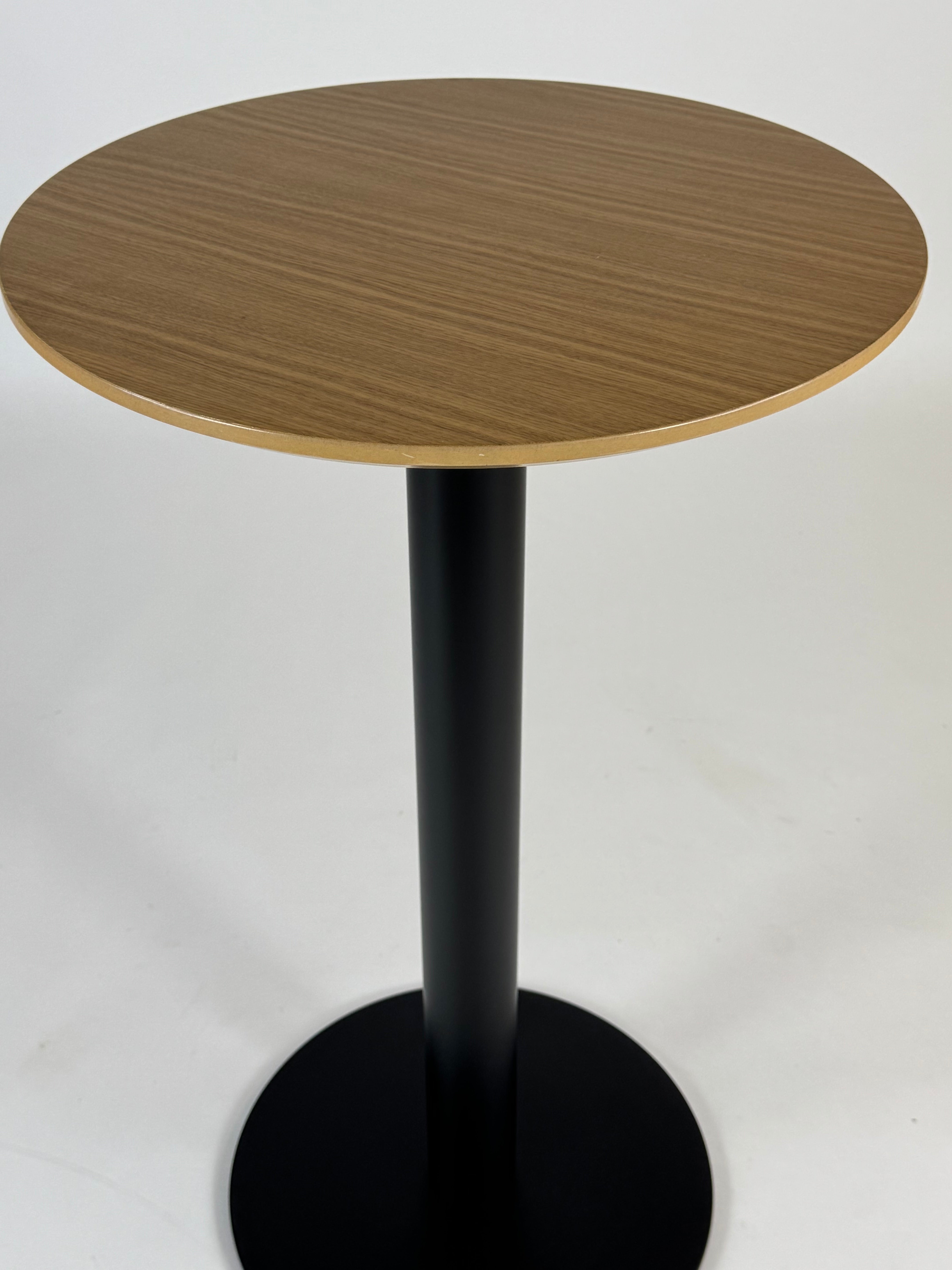 Højbord – Eg/Sort Stel Ø60 cm