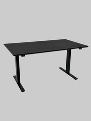 Hæve/sænkebord - Sort 140x80 cm