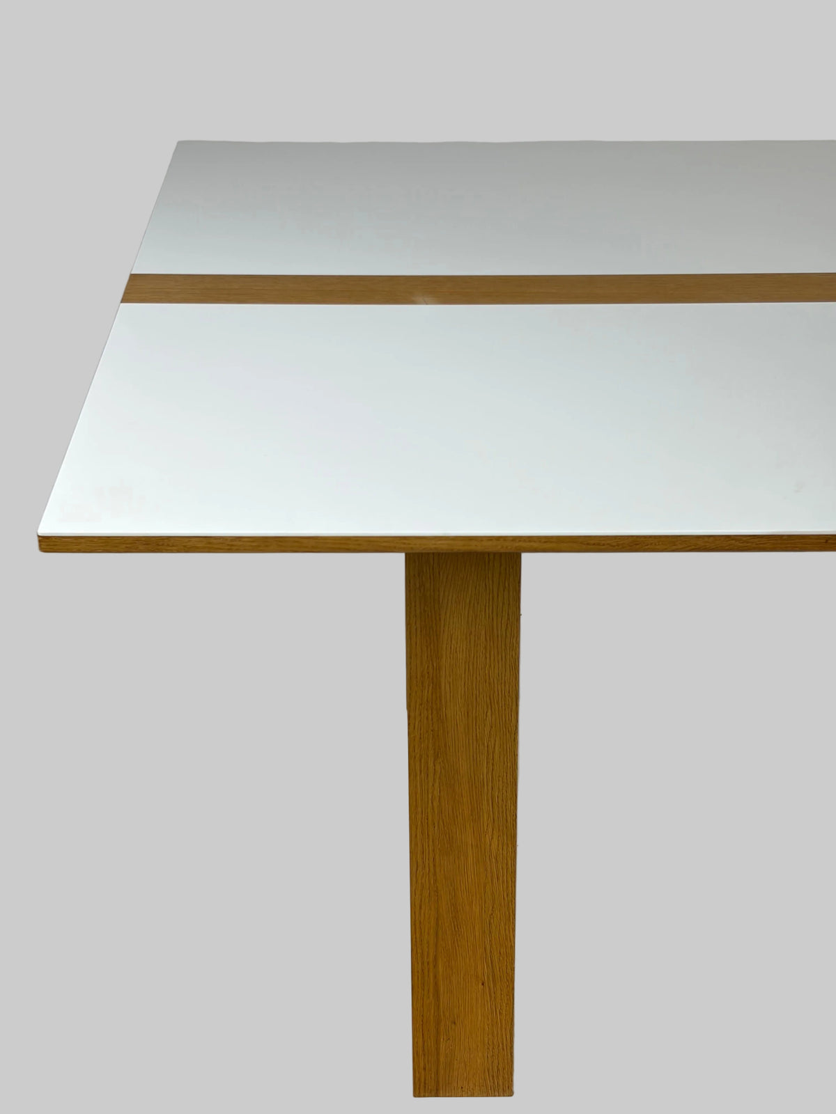 Mølballe String Bord – Hvid/Natur 240x100xH73cm