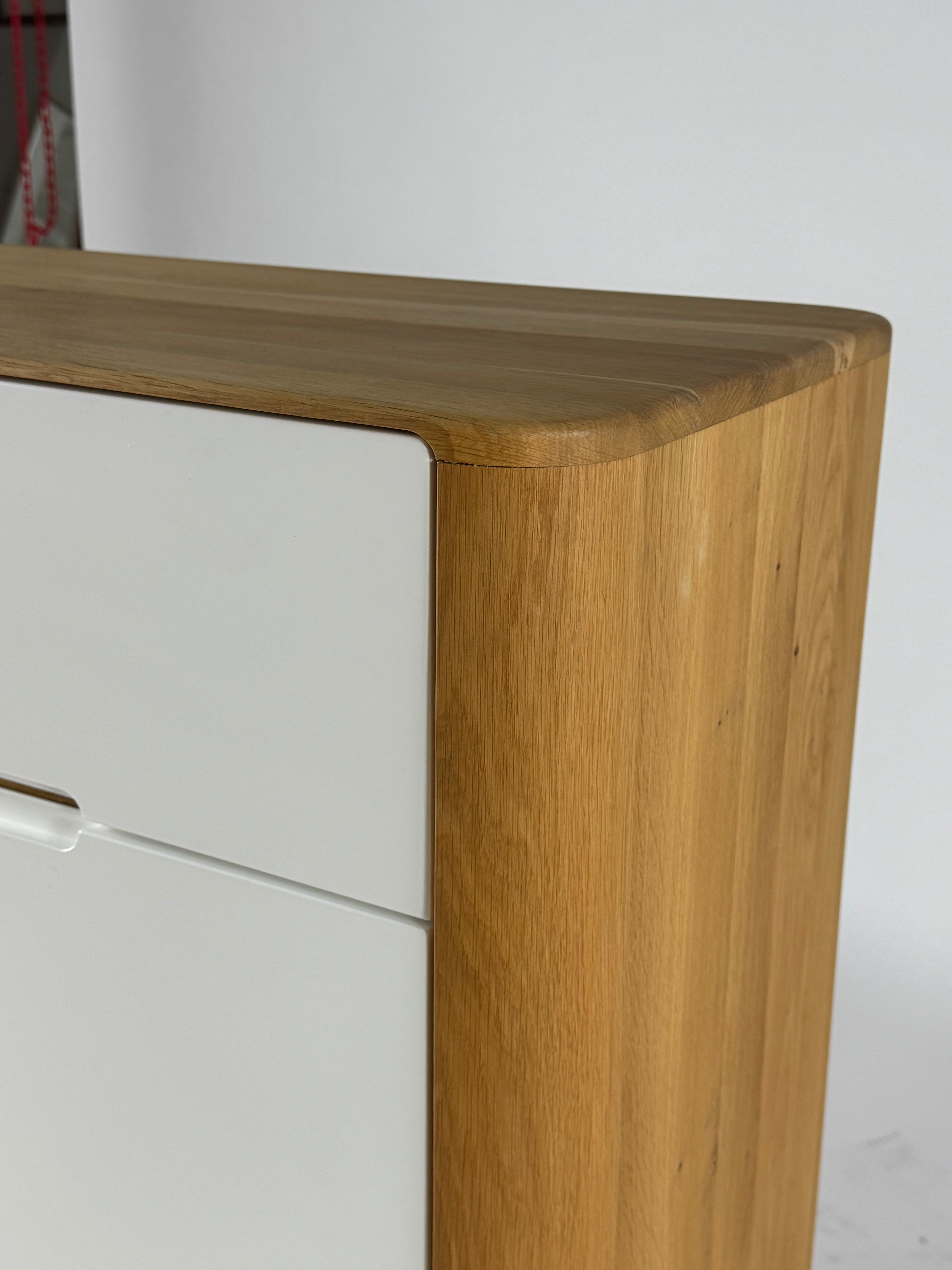 Gazzda Ena Skab – Hvid/Natur 90x42x110 cm