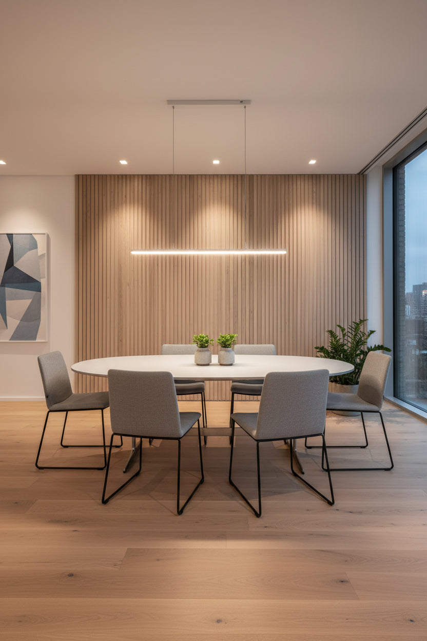 Fritz Hansen Superellipse Shaker Bord – Hvid/Grå Stel 180x120cm