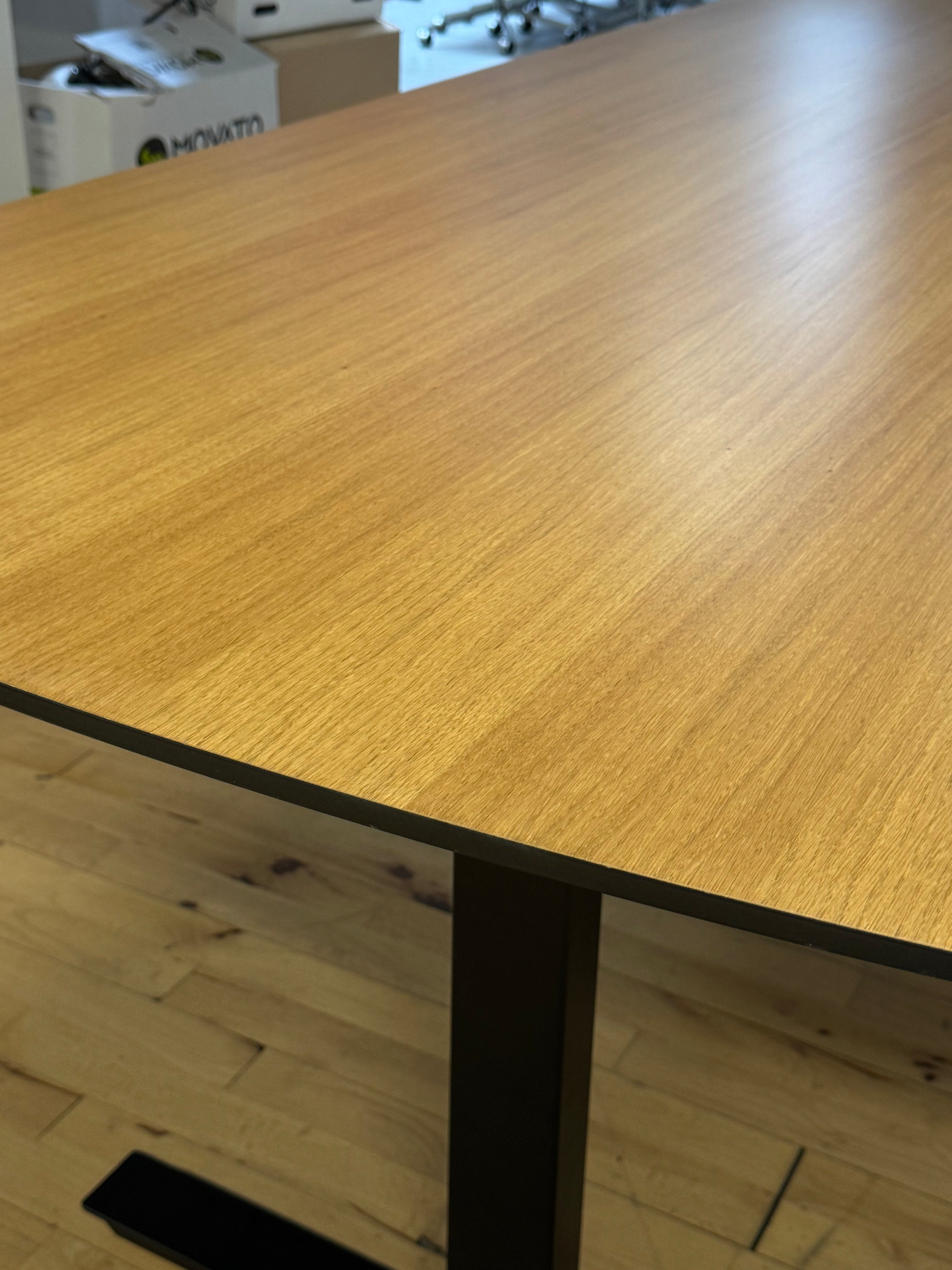 Dencon Delta Bord – Natur/Sort Stel 300x110x74 cm