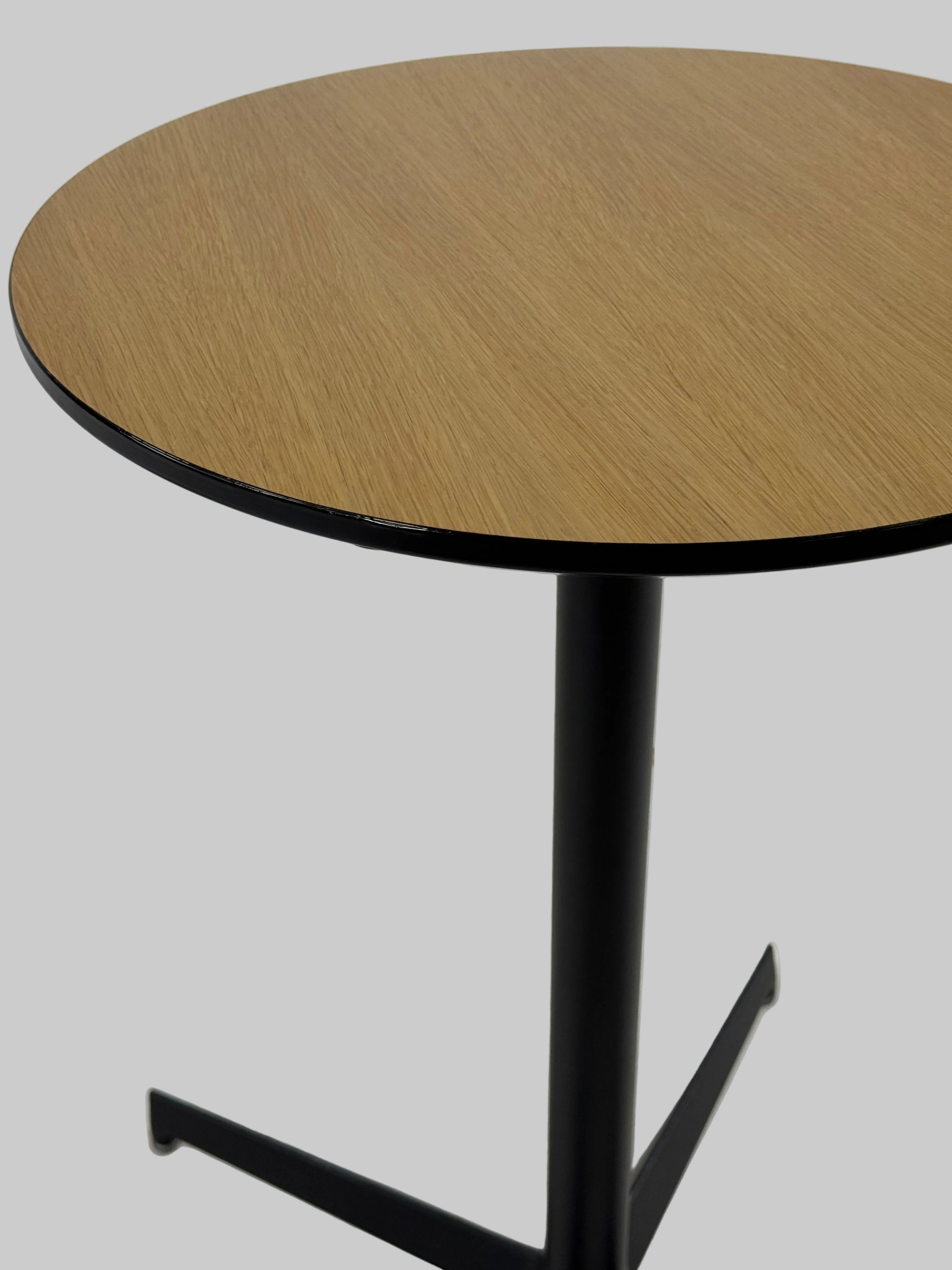 Pedrali Laja Bord - Natur/Sort Stel Ø50 cm