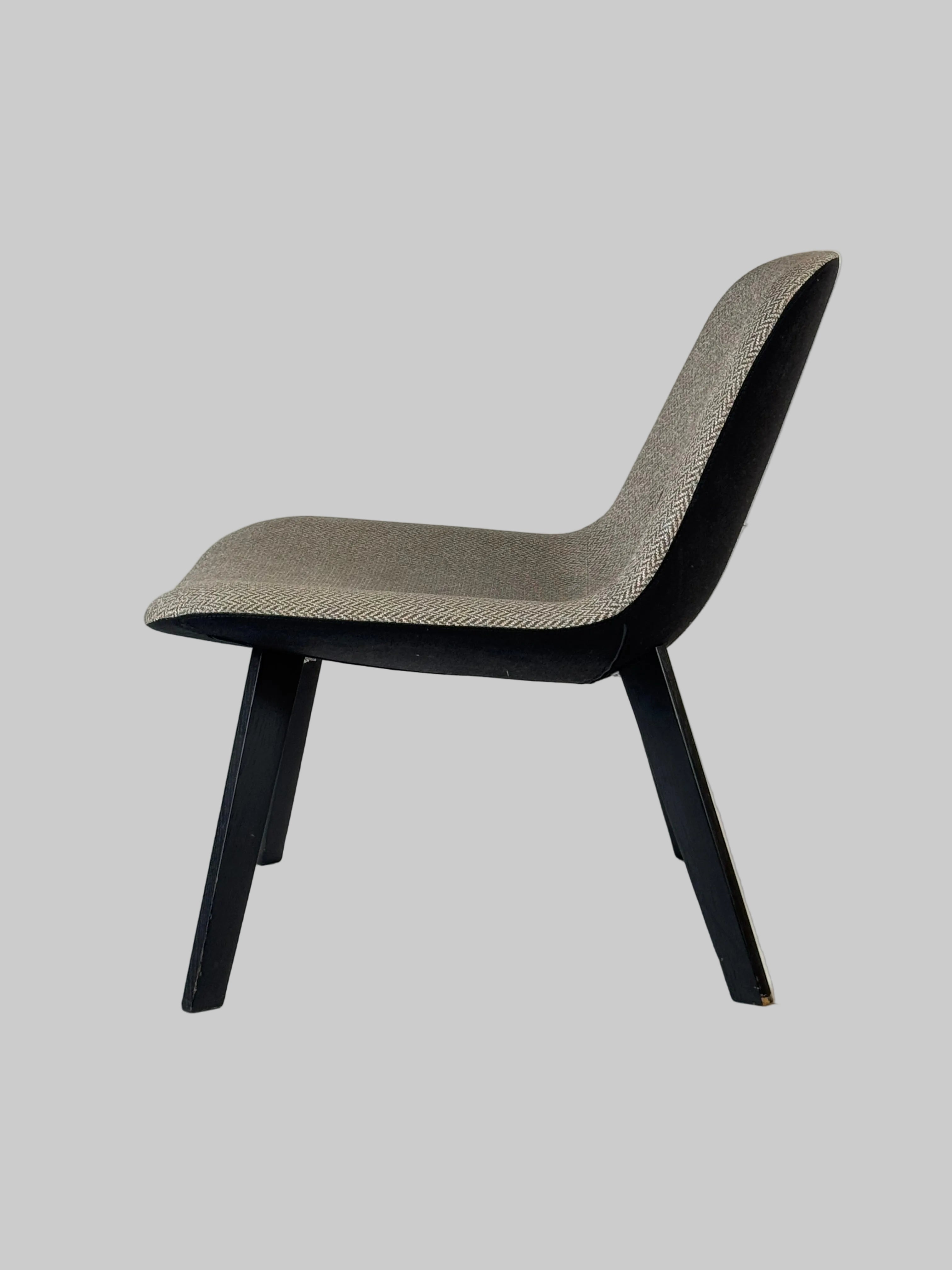 Erik Jørgensen Eyes Lounge EJ 3 Loungestol - Beige/Sort Eg Stel