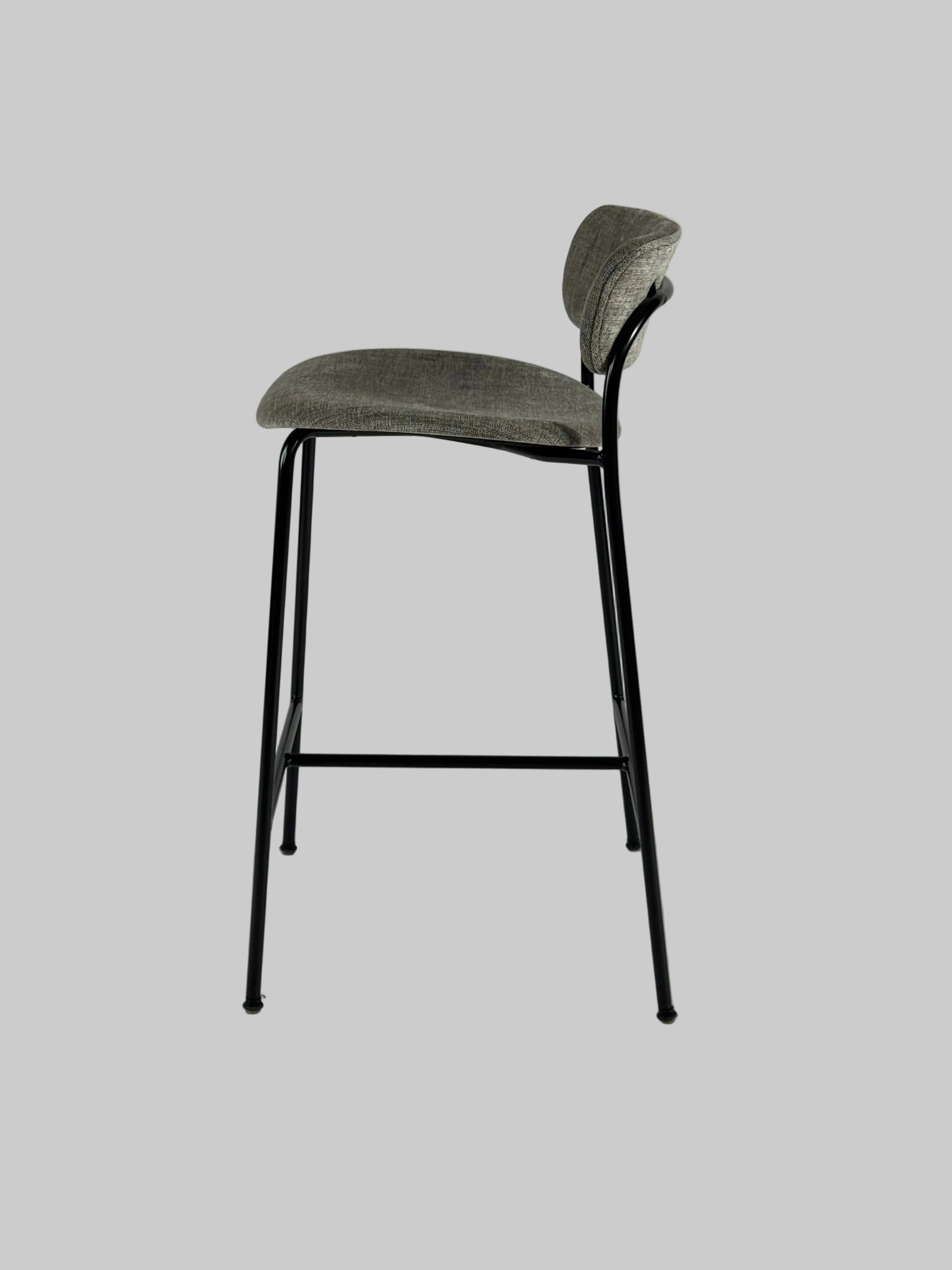 &tradition Pavilion Barstol – Grå med Sort Stel SH 65 cm