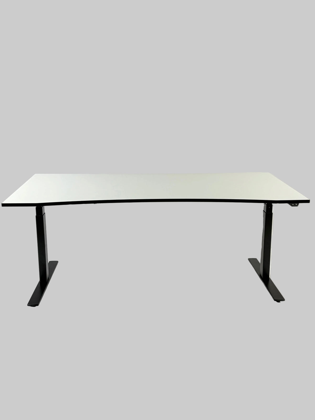 Linak Hæve/sænkebord – Hvid/Sort Stel 180x90