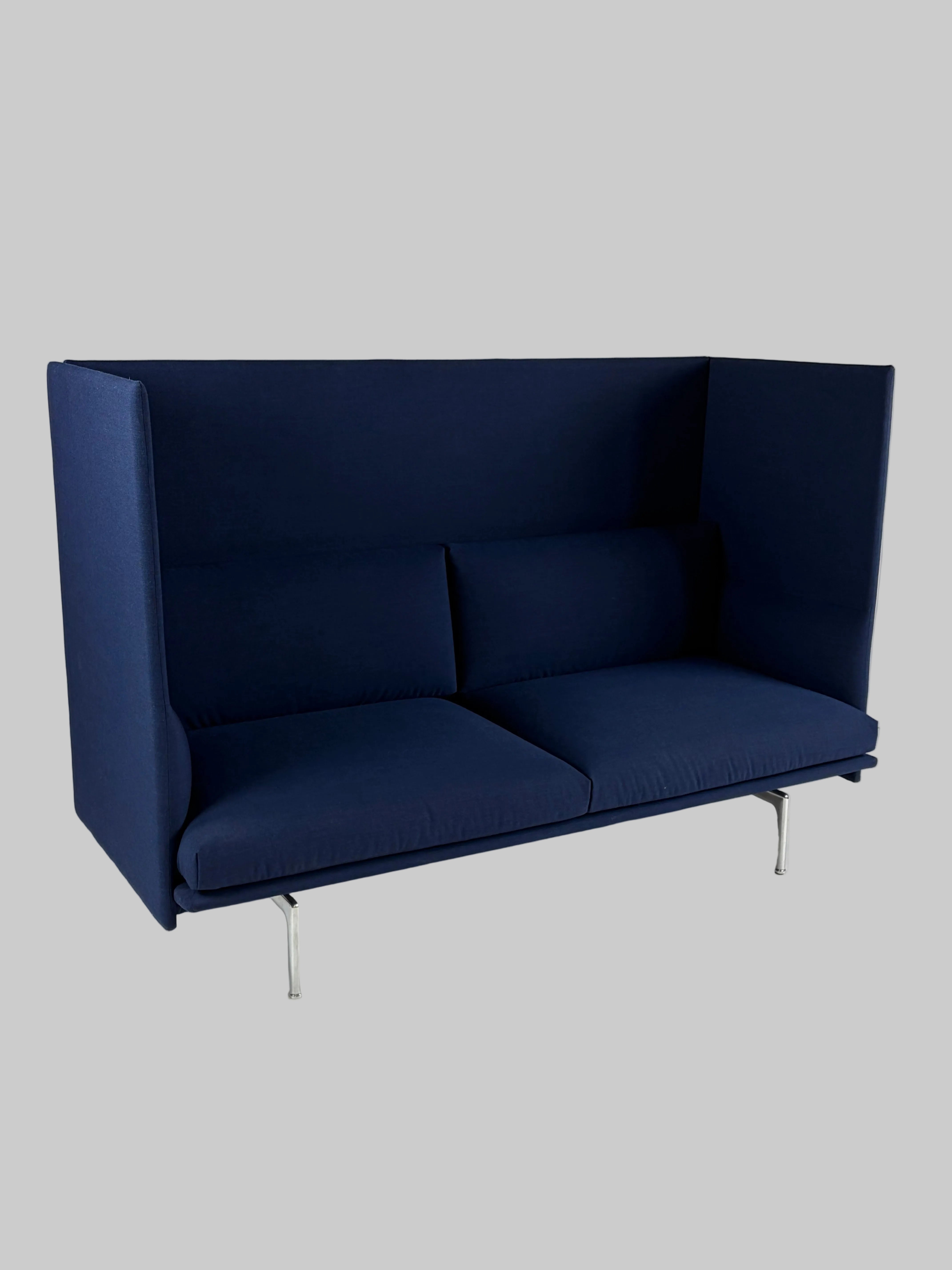 Muuto Outline Highback 2-Seater Sofa – Mørkeblå
